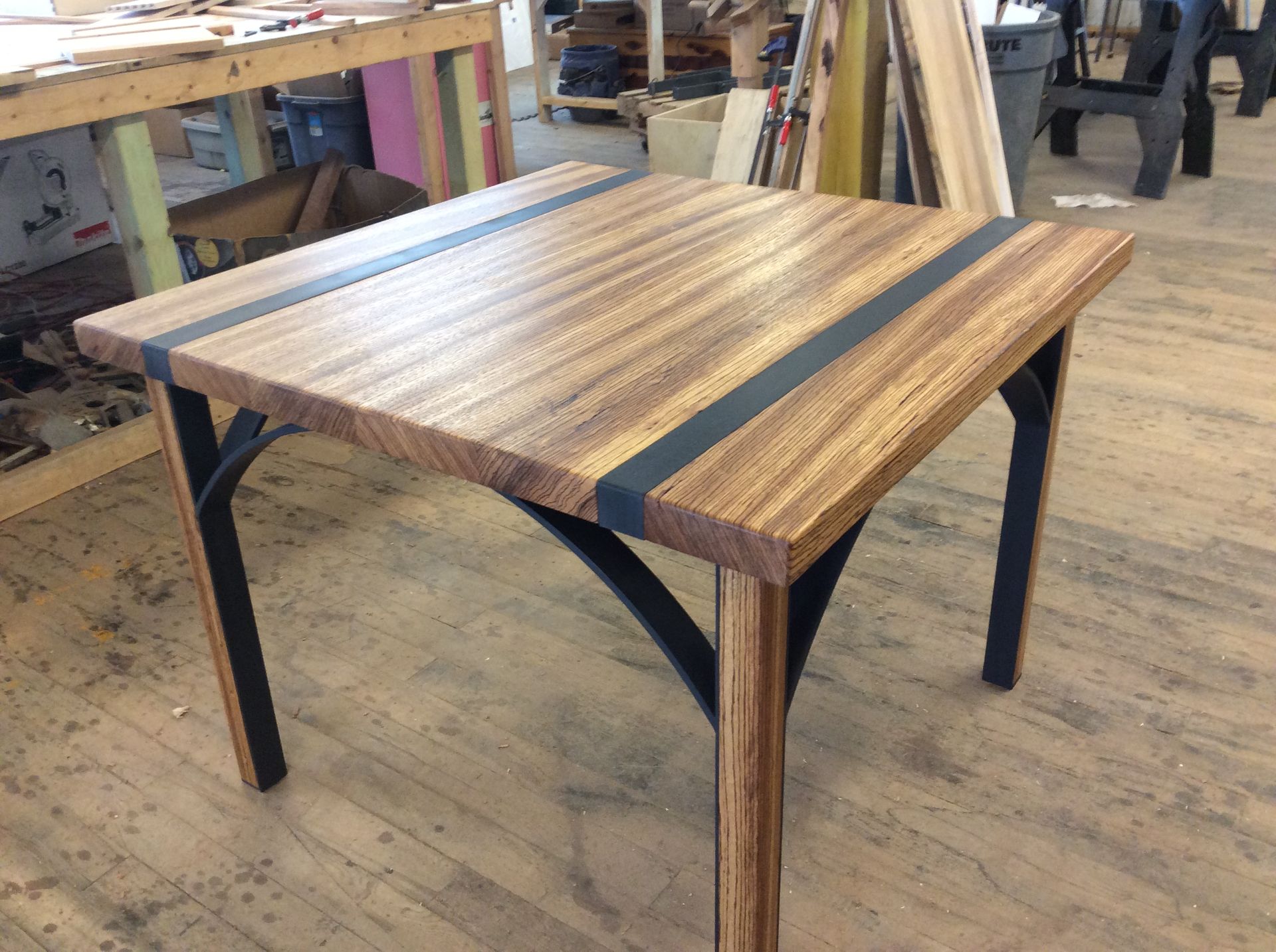 Zebra Wood Dining Table 5