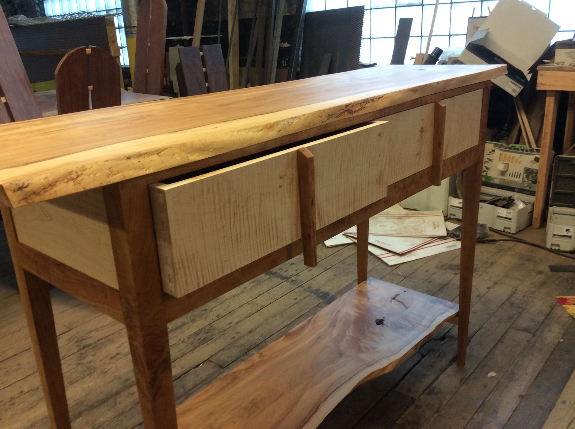 Curly Maple Side Table 3 