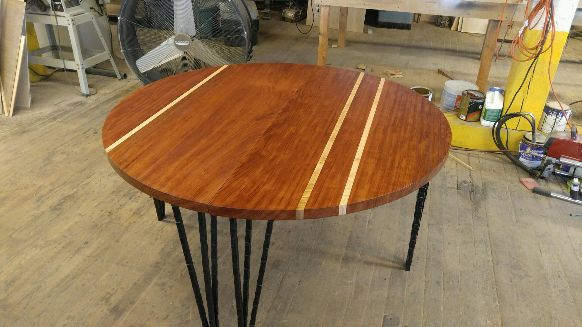 Round Bubinga Table 1