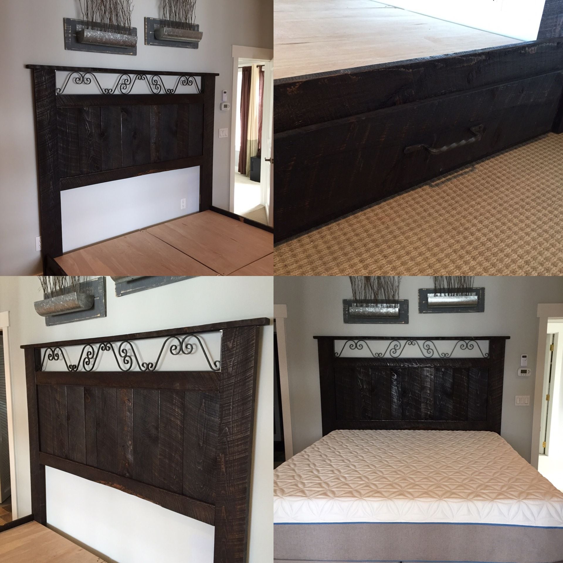 Rustic Barnwood Bed
