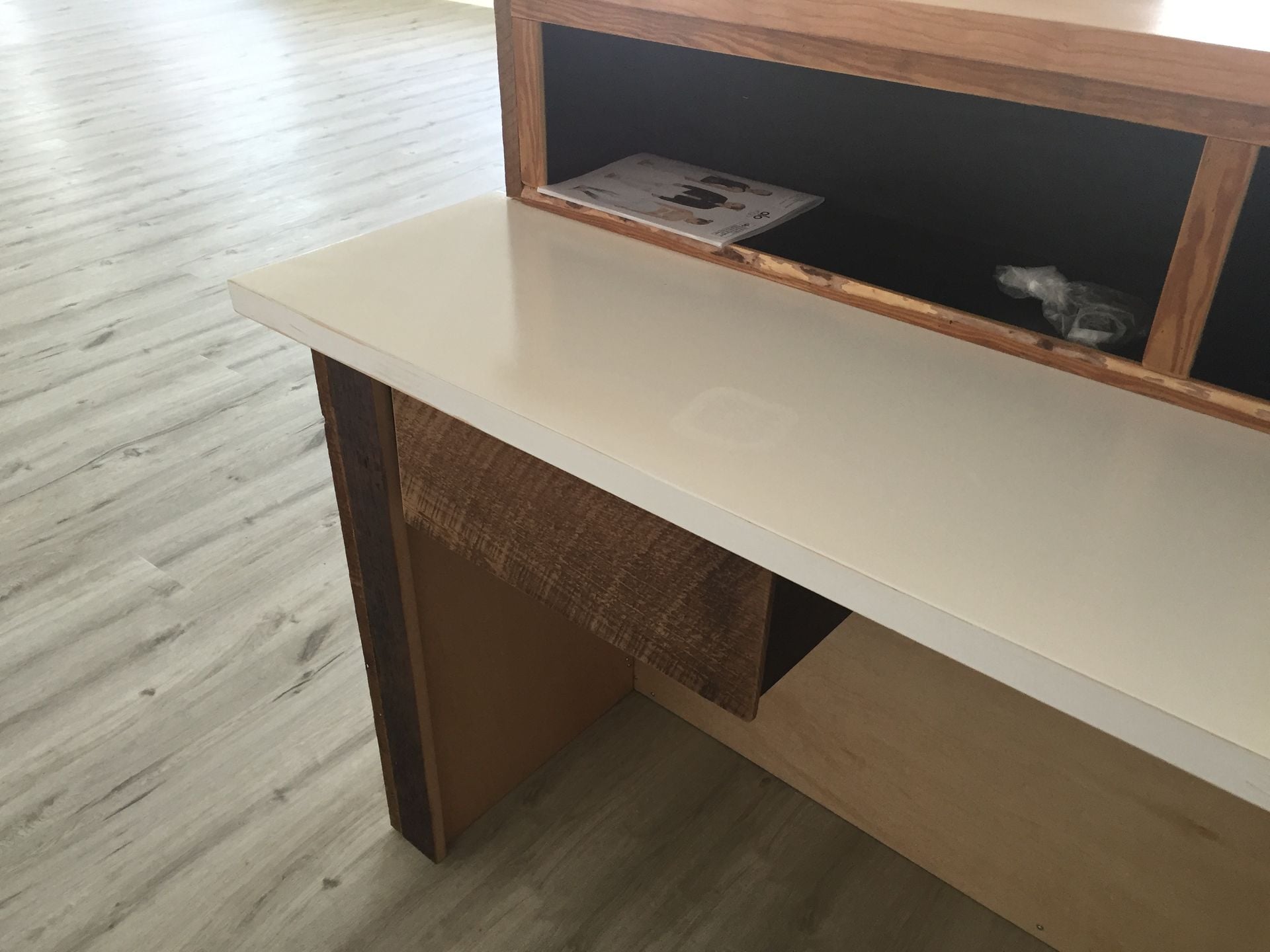 Reclaimed Barnwood Reception Desk 2 