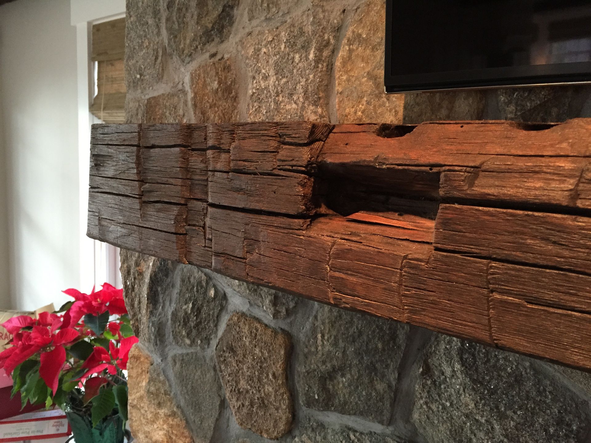 Rustic Fireplace Mantel 2