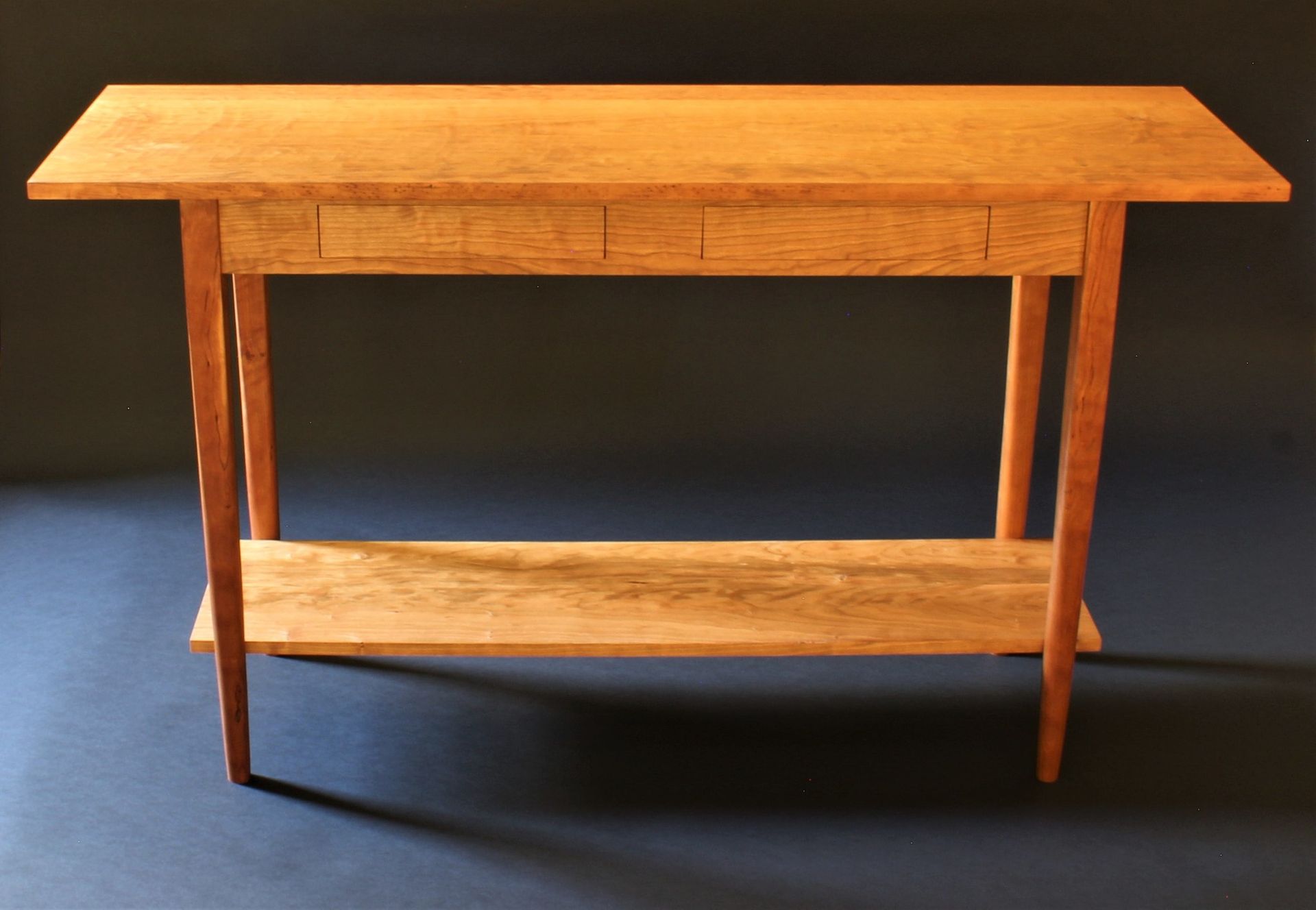 Console Table In Figured Cherry 3 