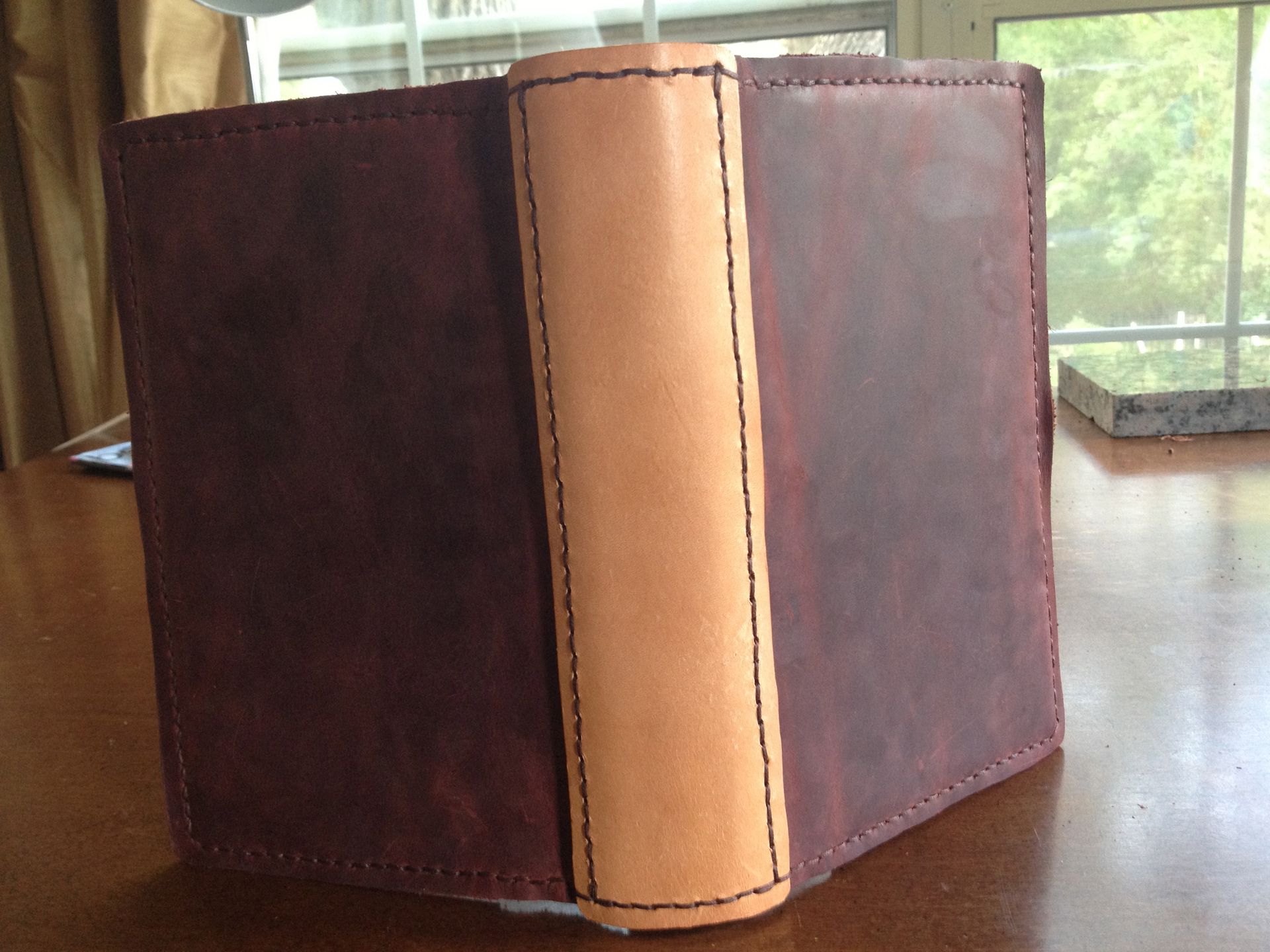 Leather Book Cover 3