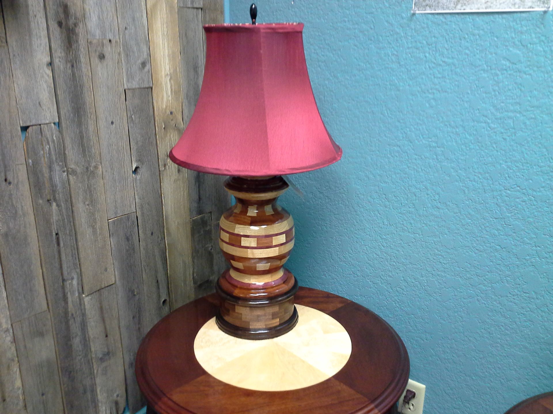 Woodturned Table Lamp 2