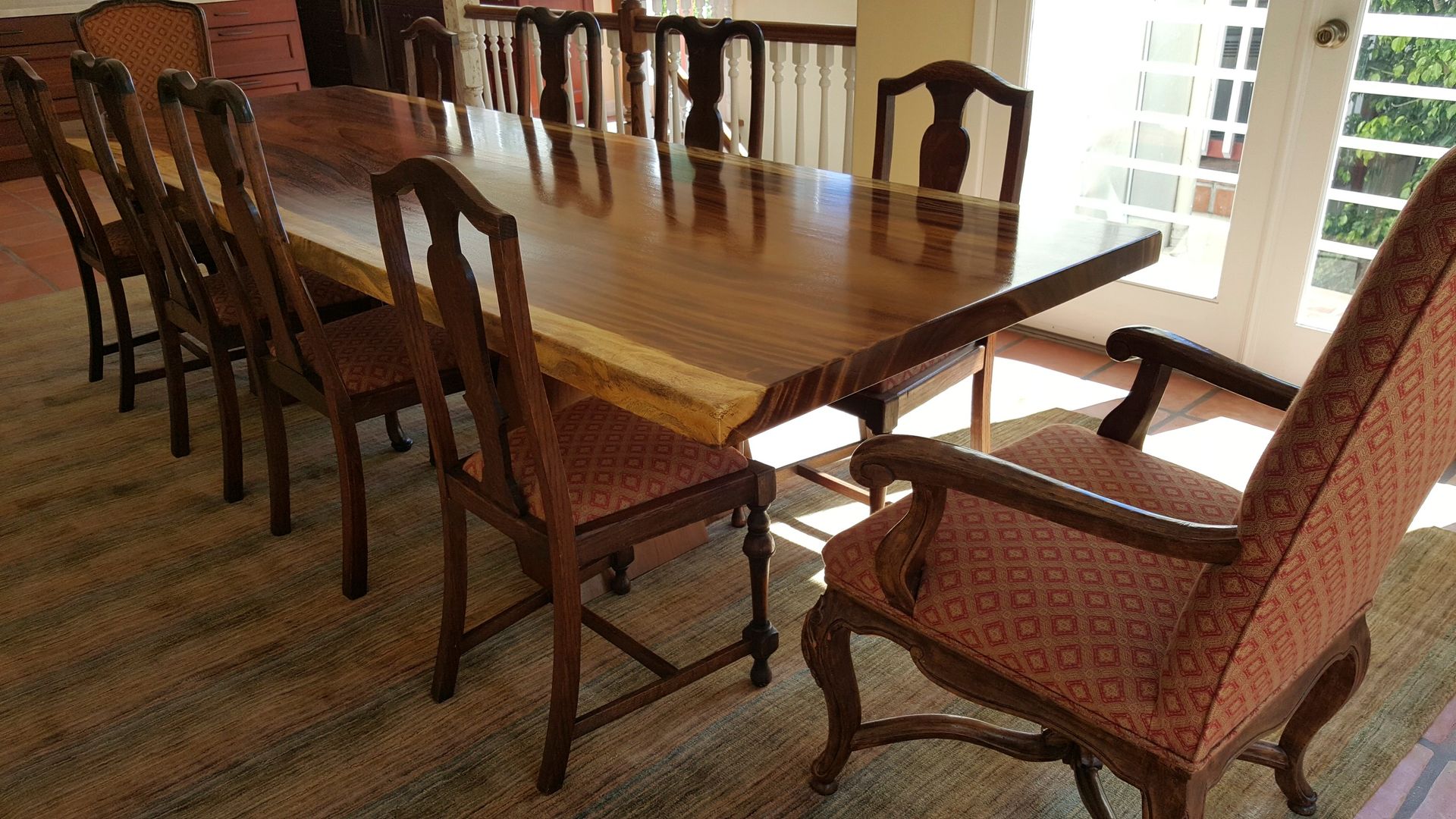 Parota Slab Dine Table 5 