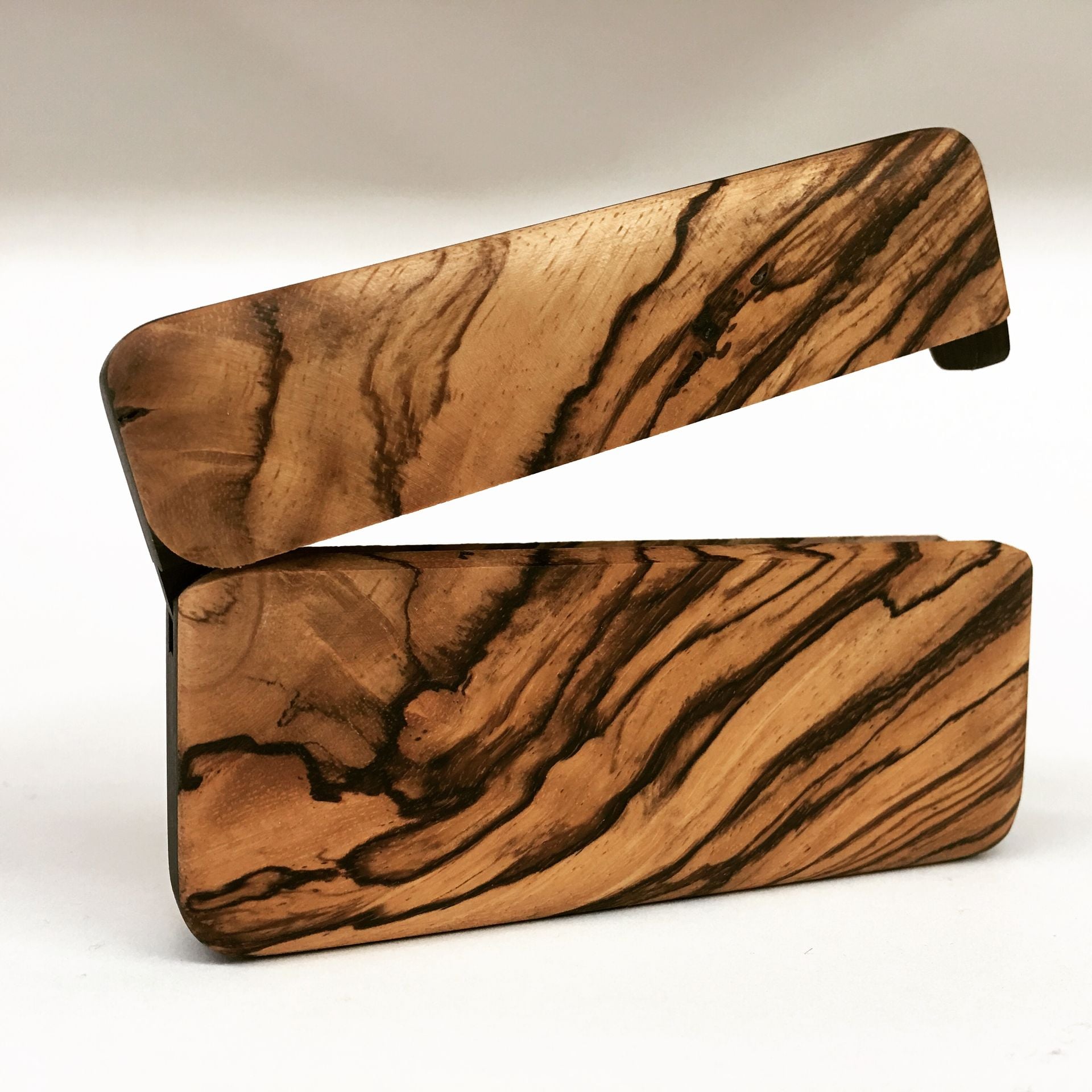 Wood Wallet And Business Card Case