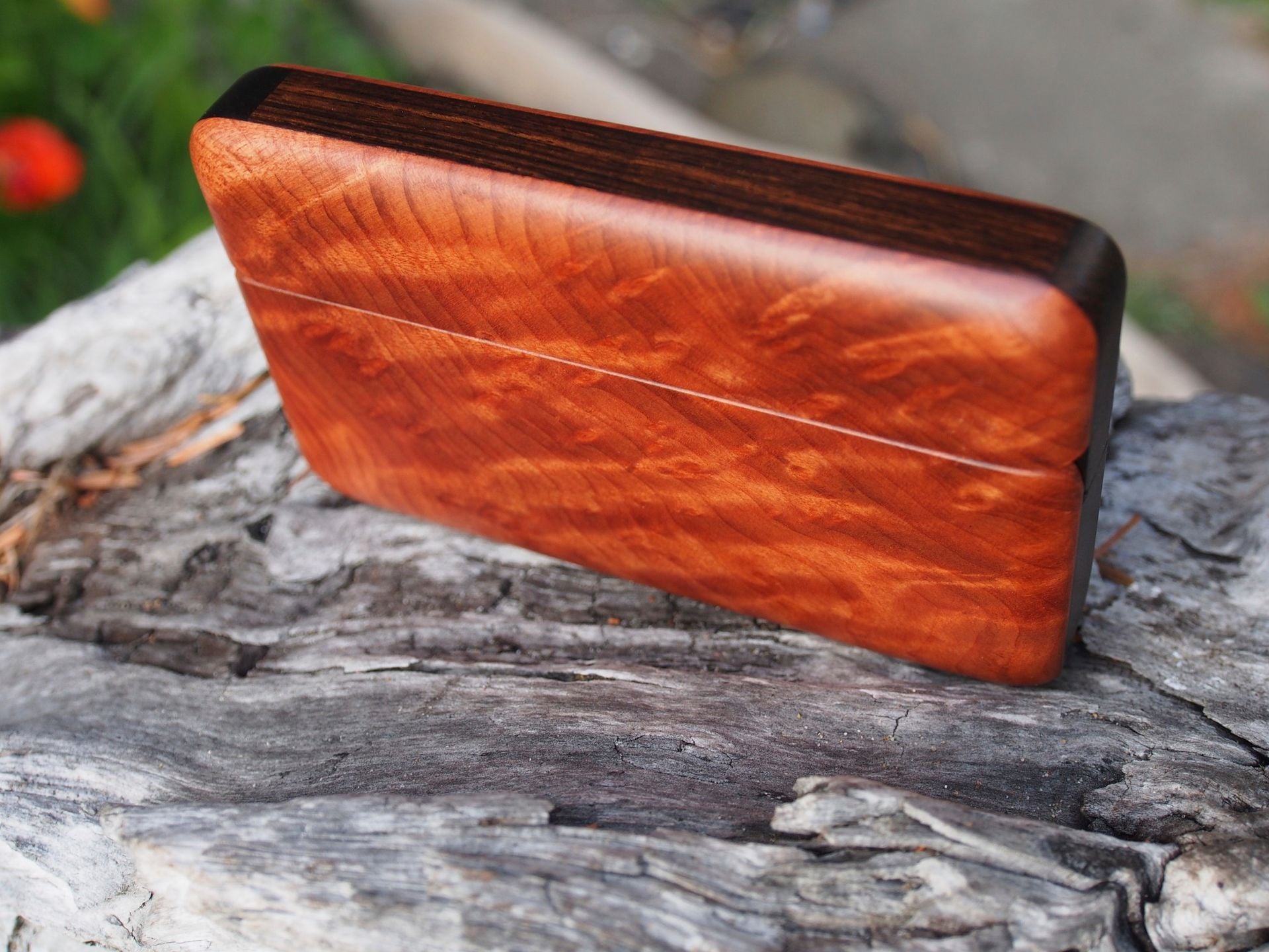 Wood Wallet And Business Card Case 3