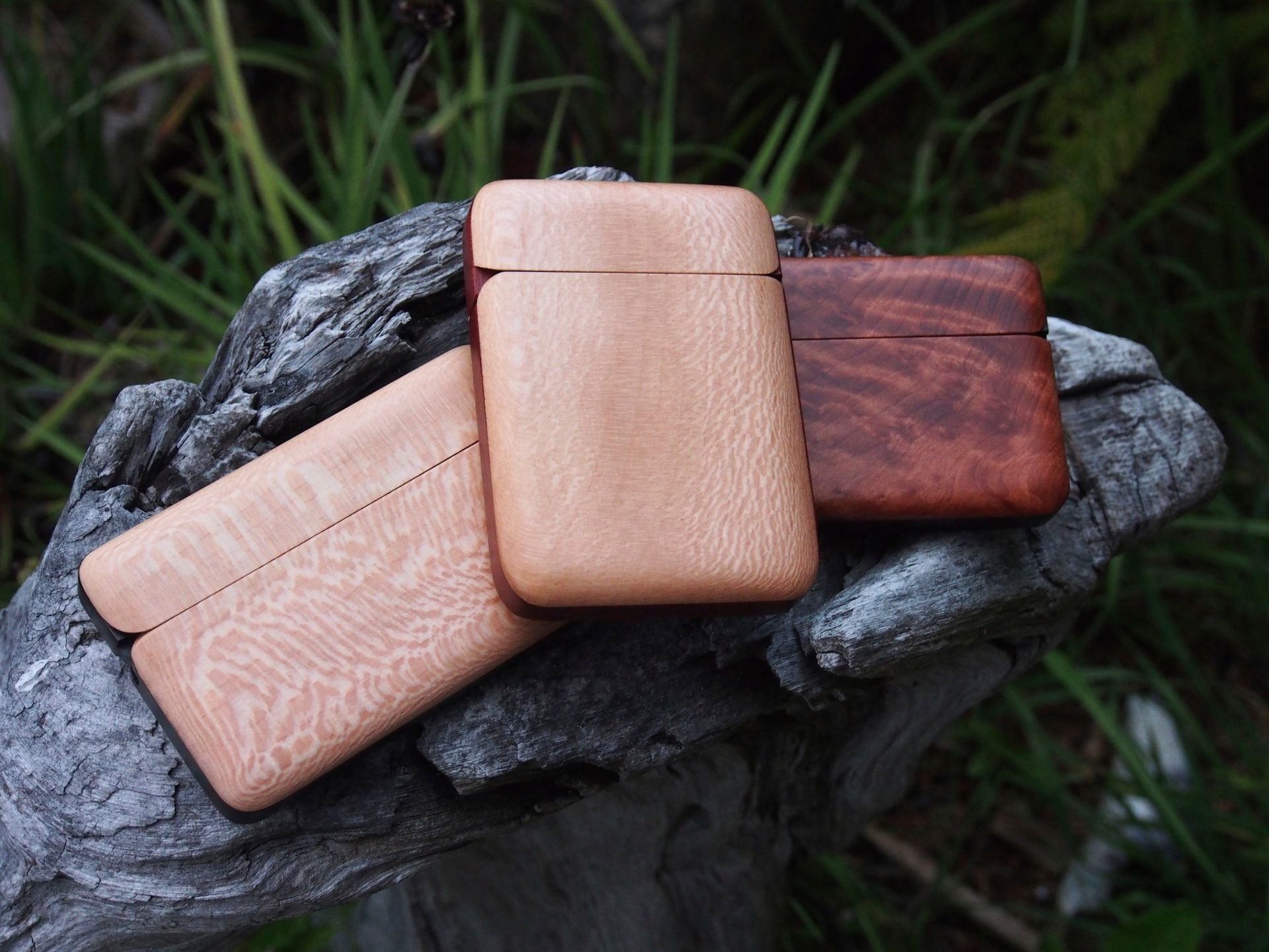 Wood Wallet And Business Card Holder 3