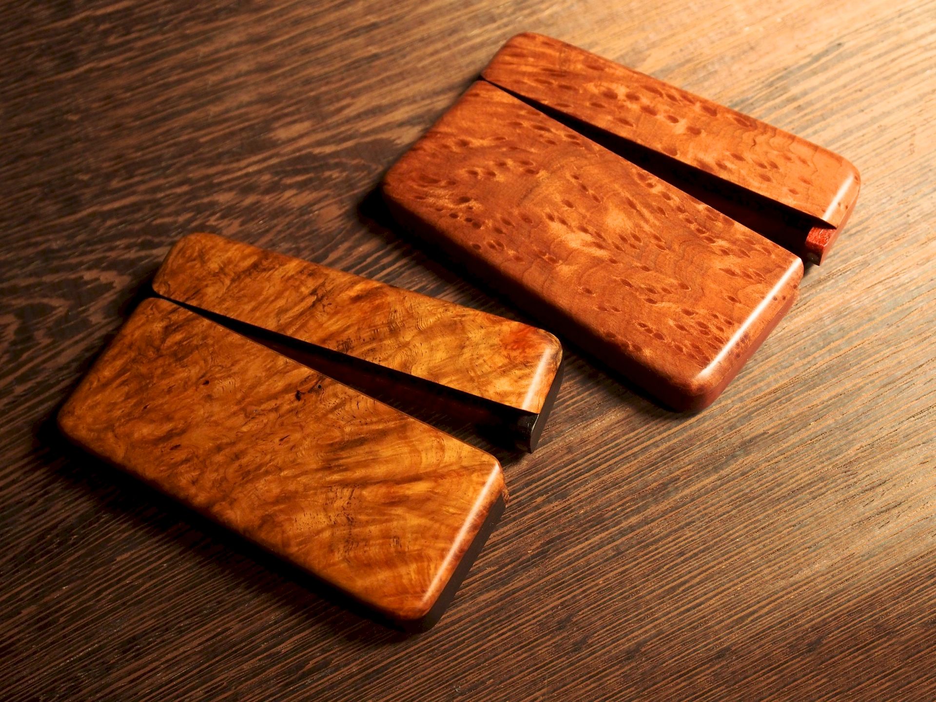 Burl Wood Wallet 5 