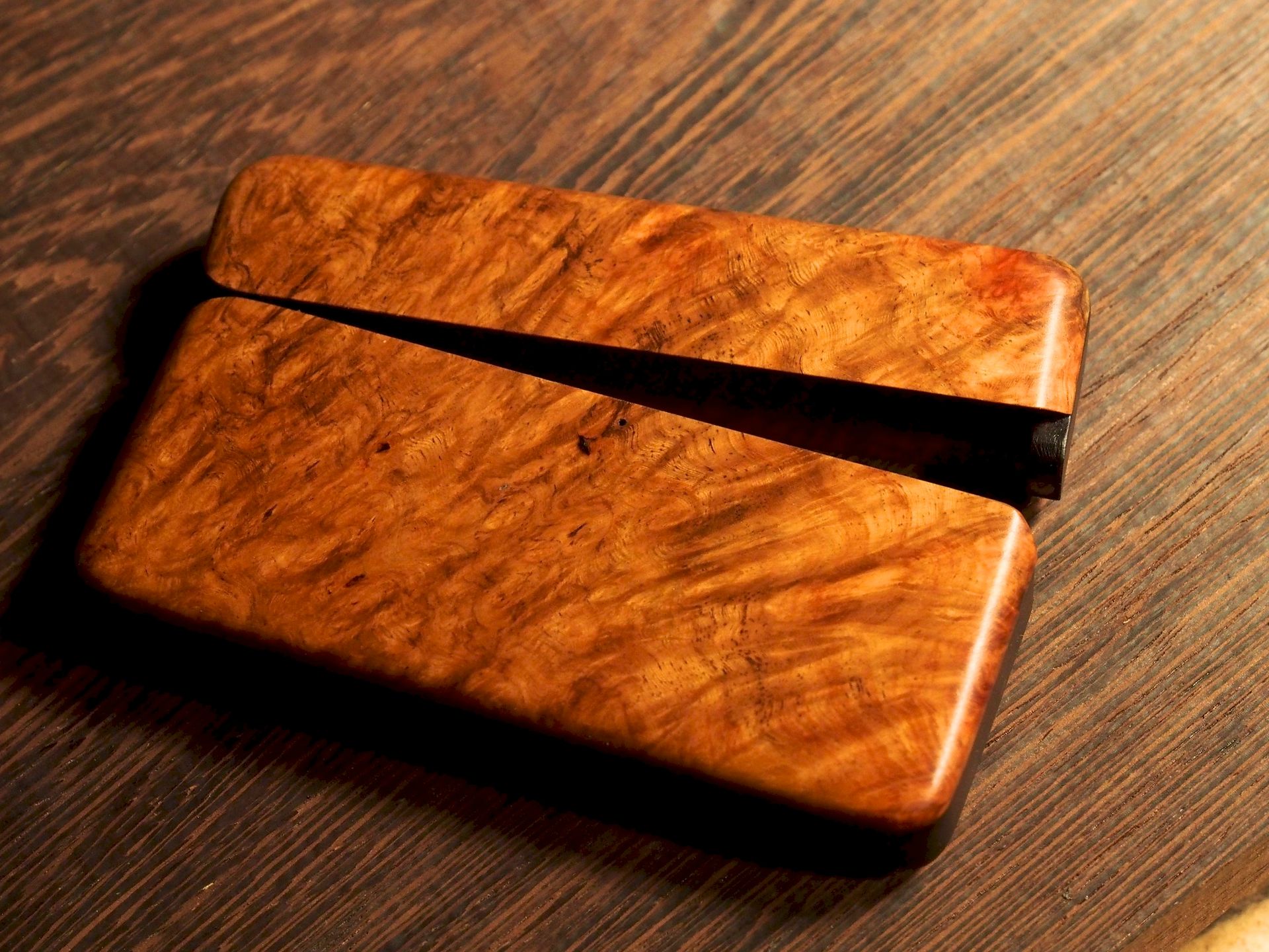 Burl Wood Wallet
