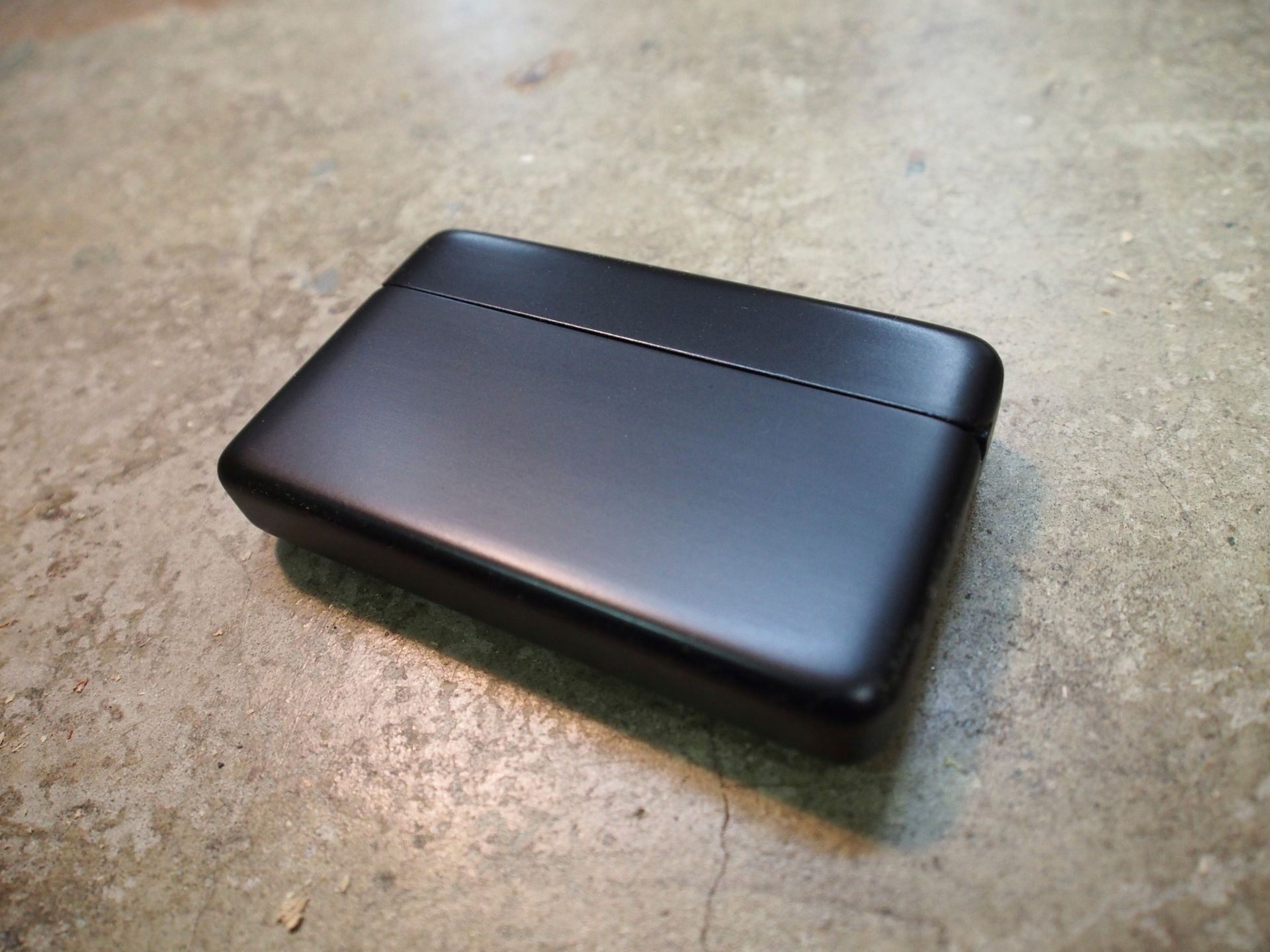Ebony Wood Wallet And Business Card Case