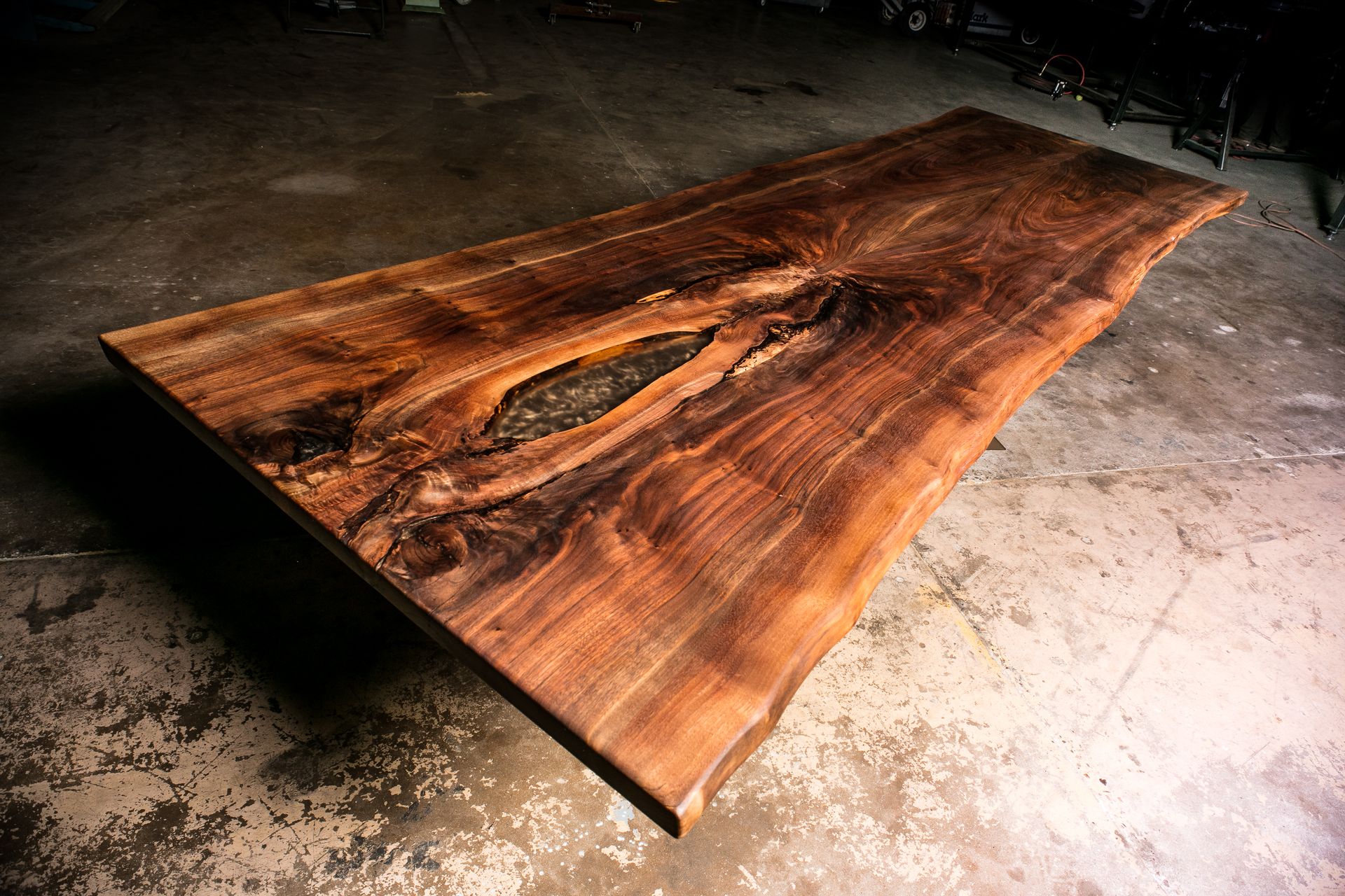 4x12ft Walnut Live Edge Dining Table/Conference Table 6