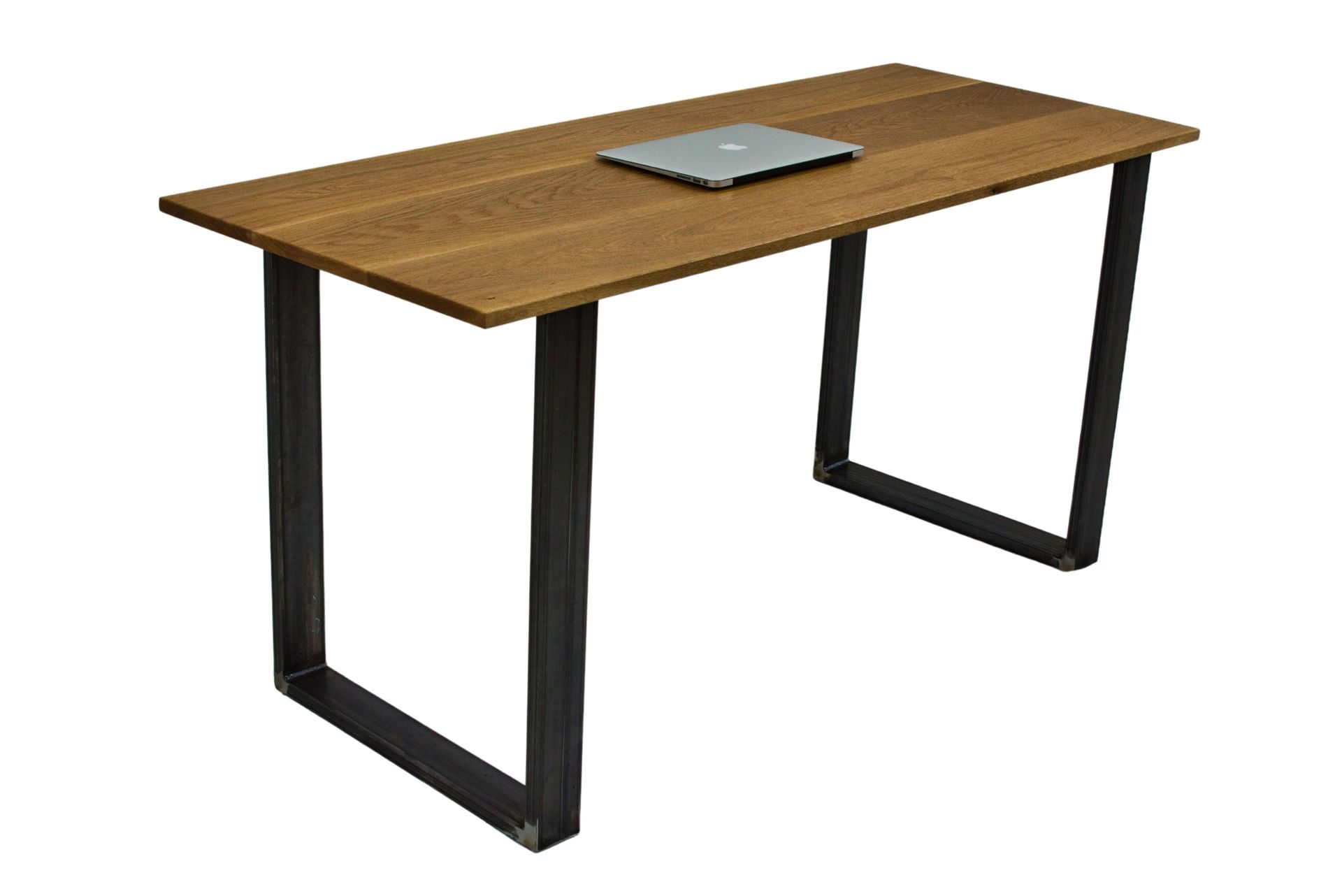 Modern Office Desk, Oak Computer Desk, Desk With Metal Legs, Gaming Desk, Handmade Office Desk 3