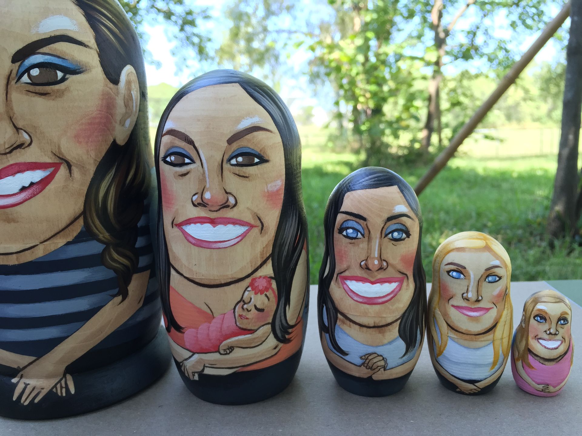 Family Nesting Doll Set 6