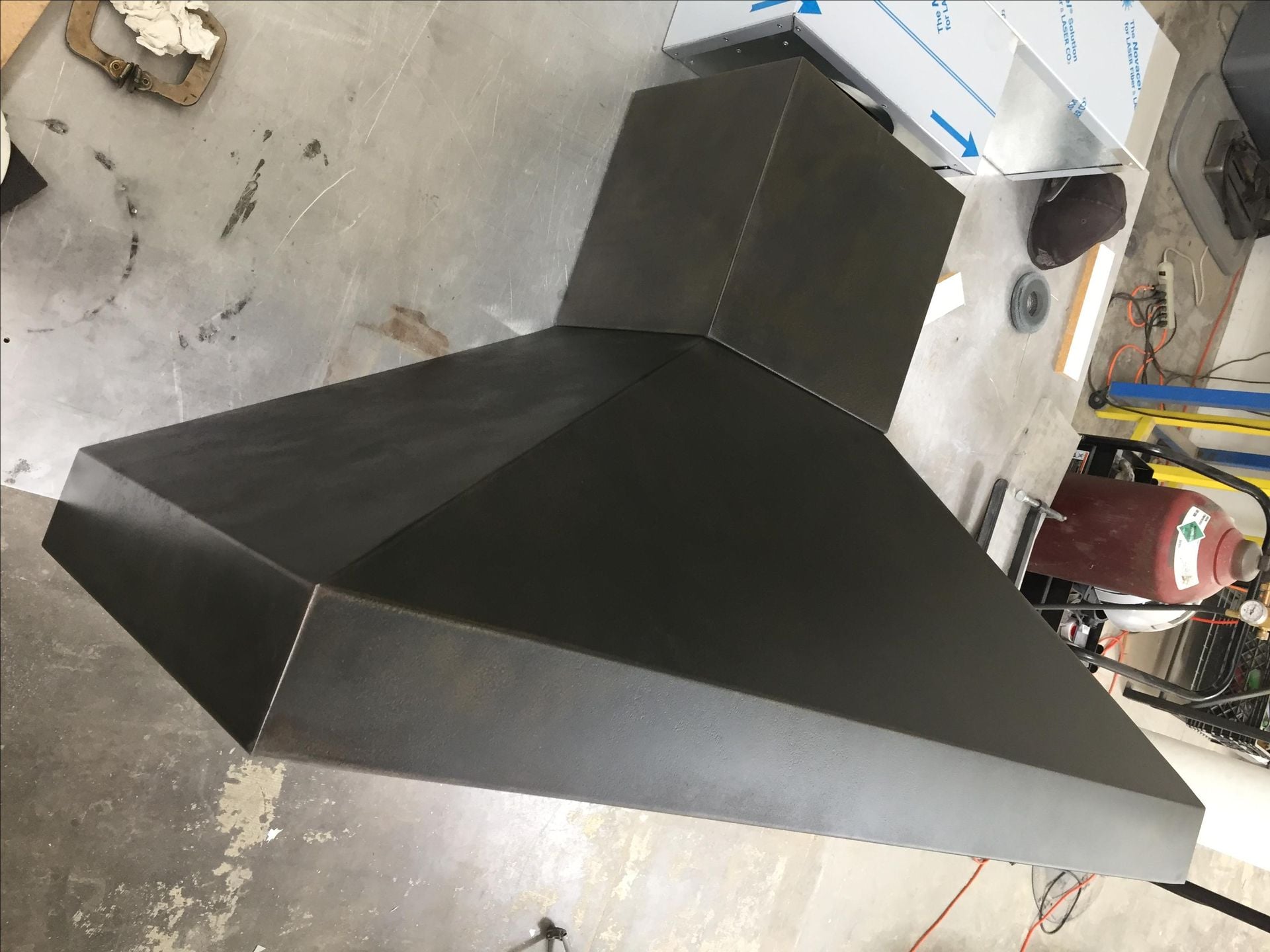 #41 Simple And Extra Bold Zinc Range Hood Hand Crafted 3 