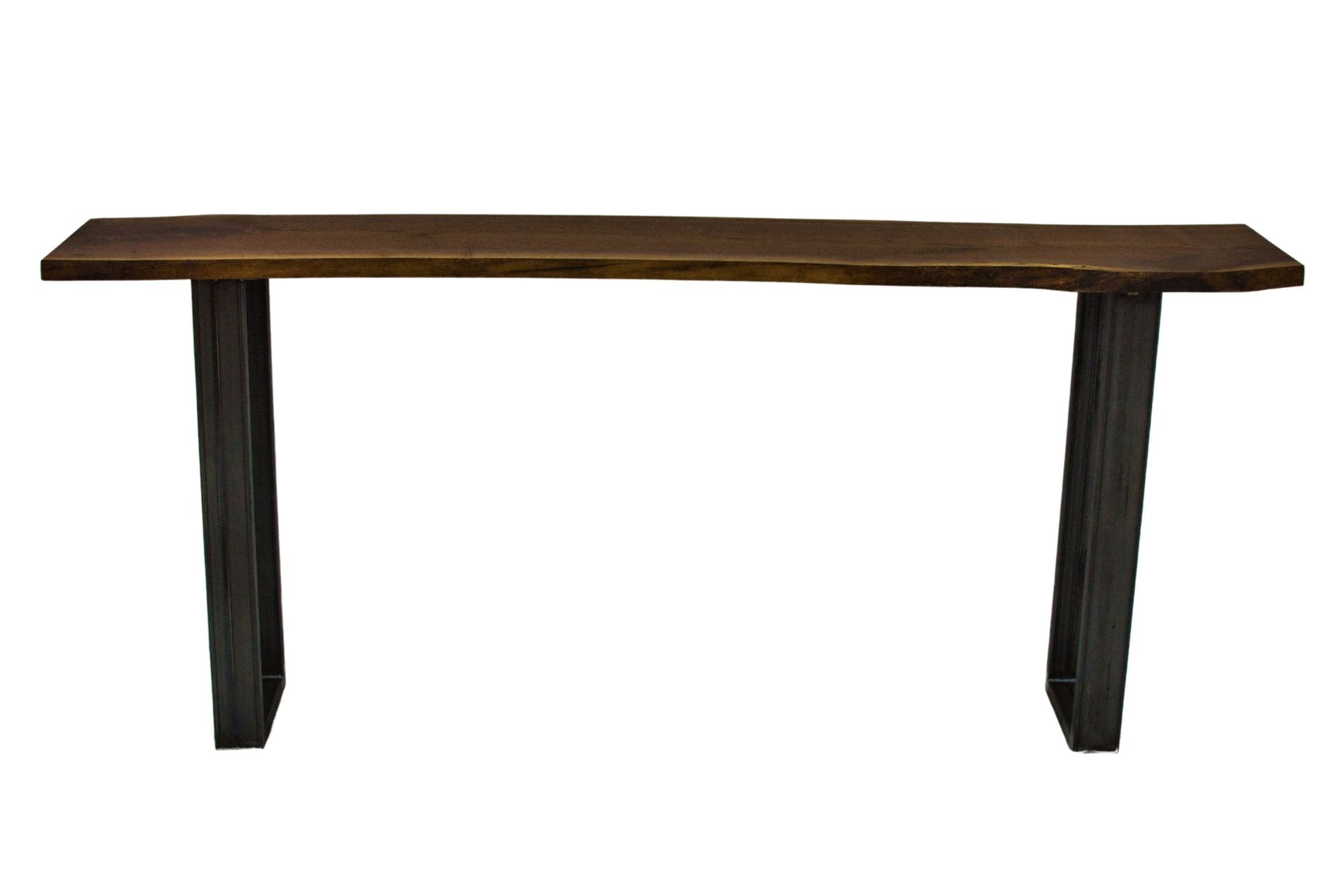 Live Edge Console Table, Walnut Entryway Table, With Metal Legs, Hallway Table, Foyer Table 2 