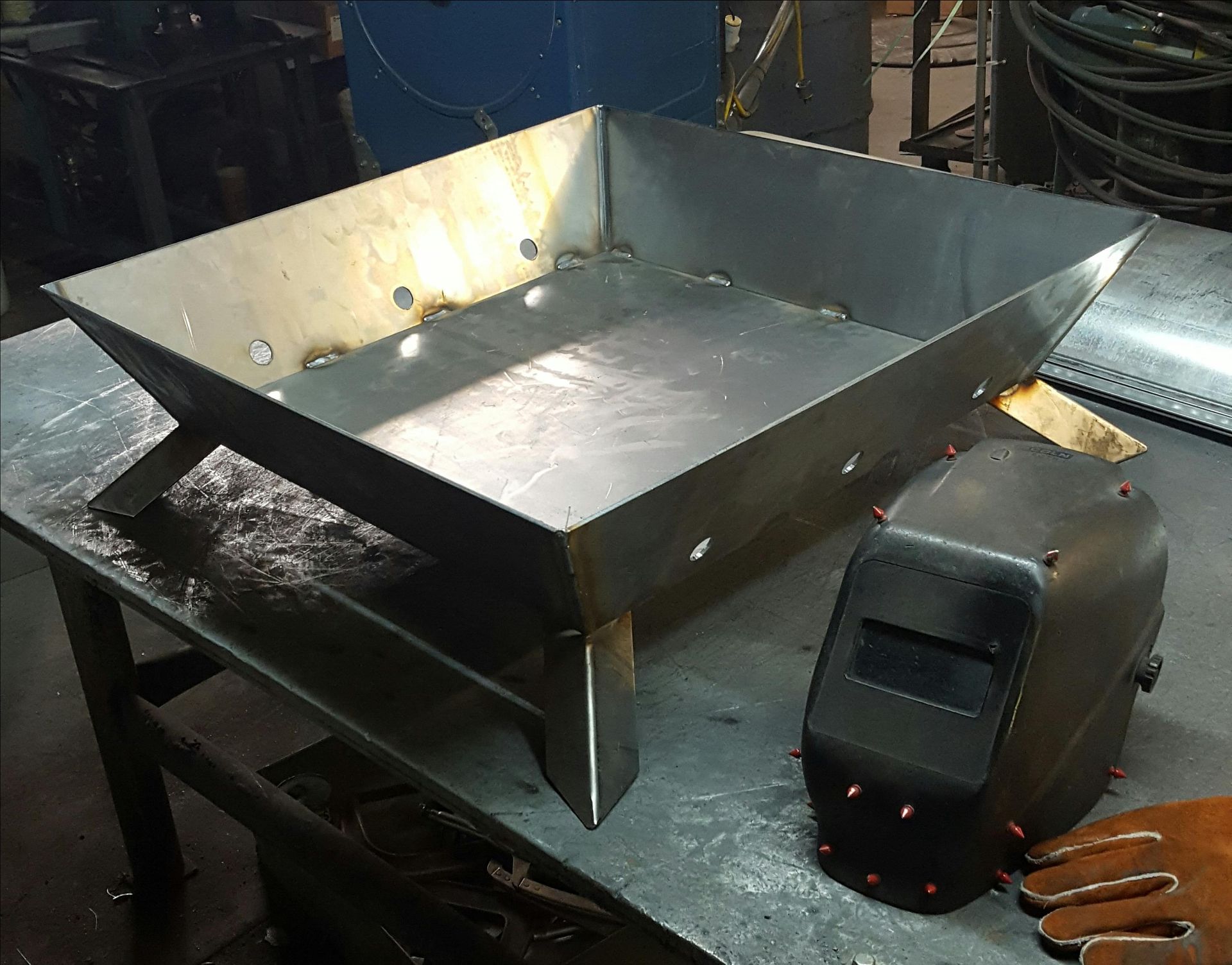 Custom Square Fire Pit 4 