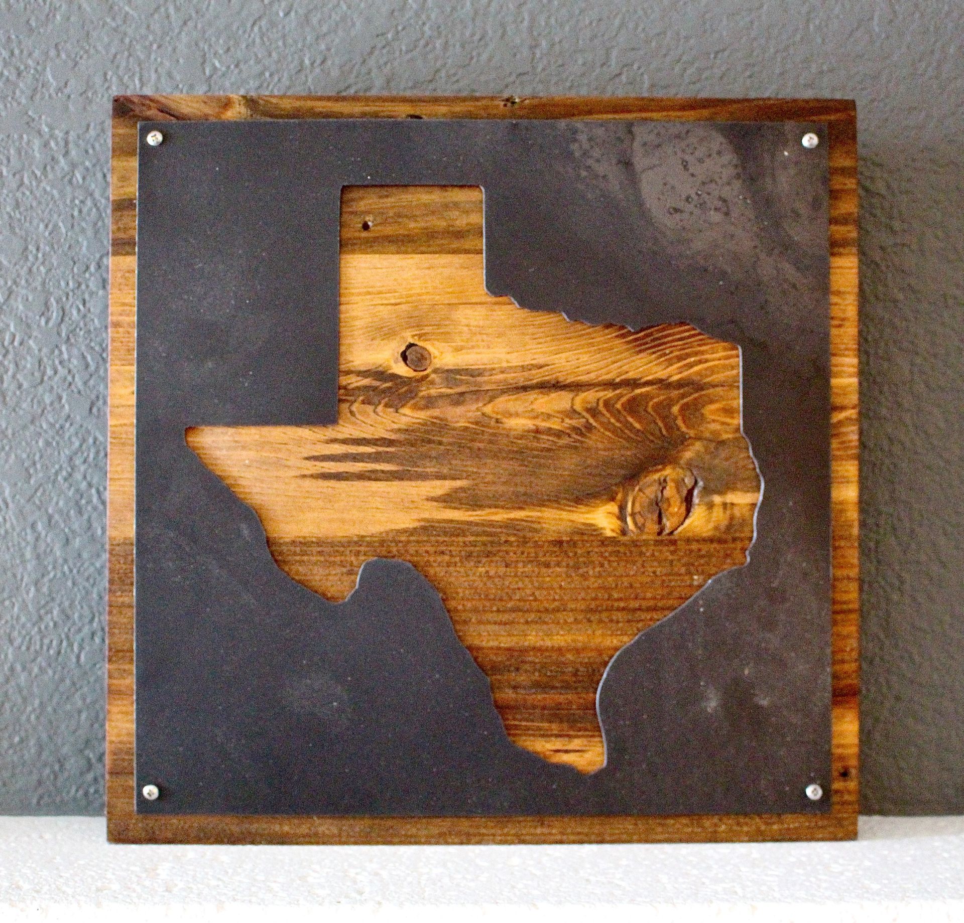 Metal Texas Wall Decor 3 