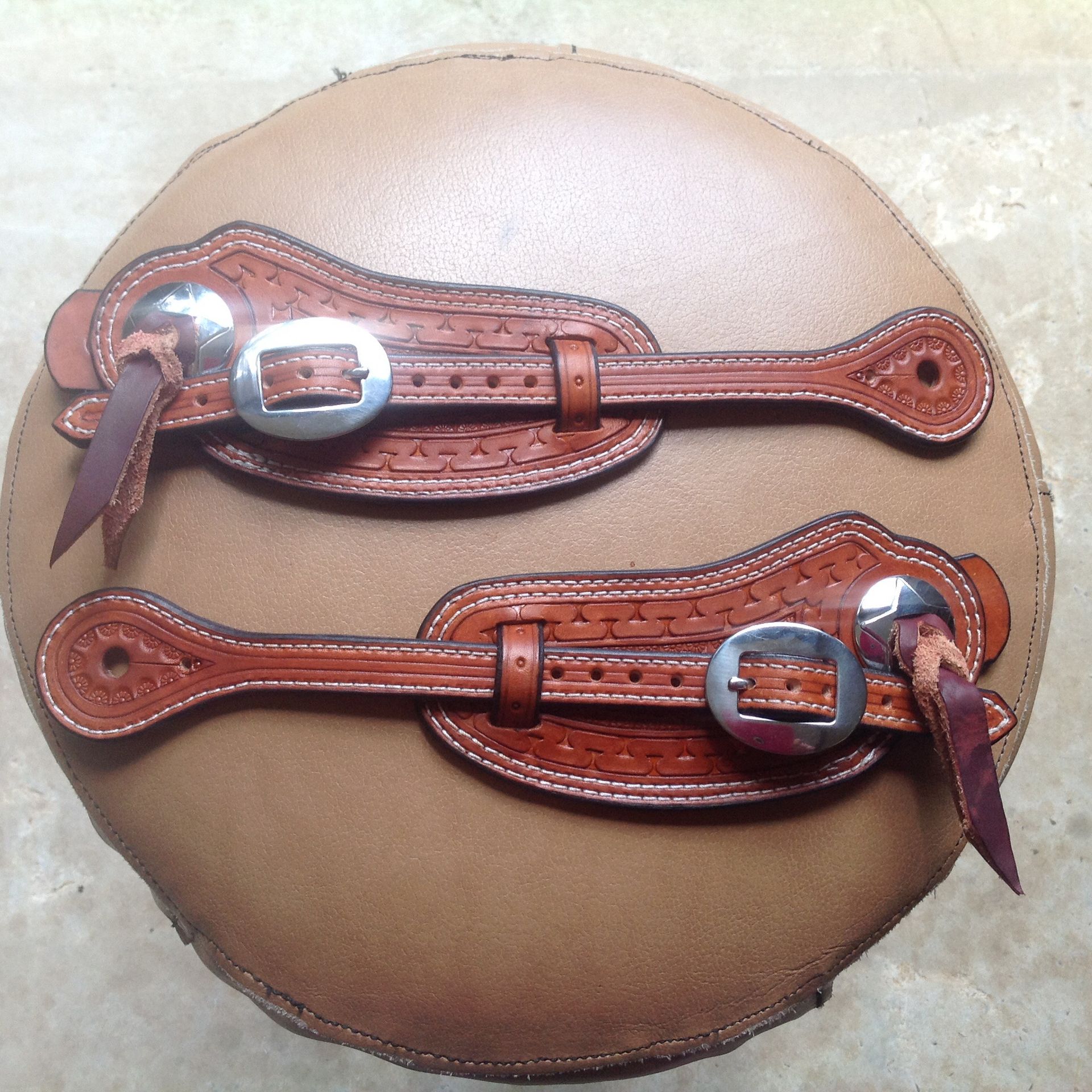 Custom Handcrafted Spur Straps