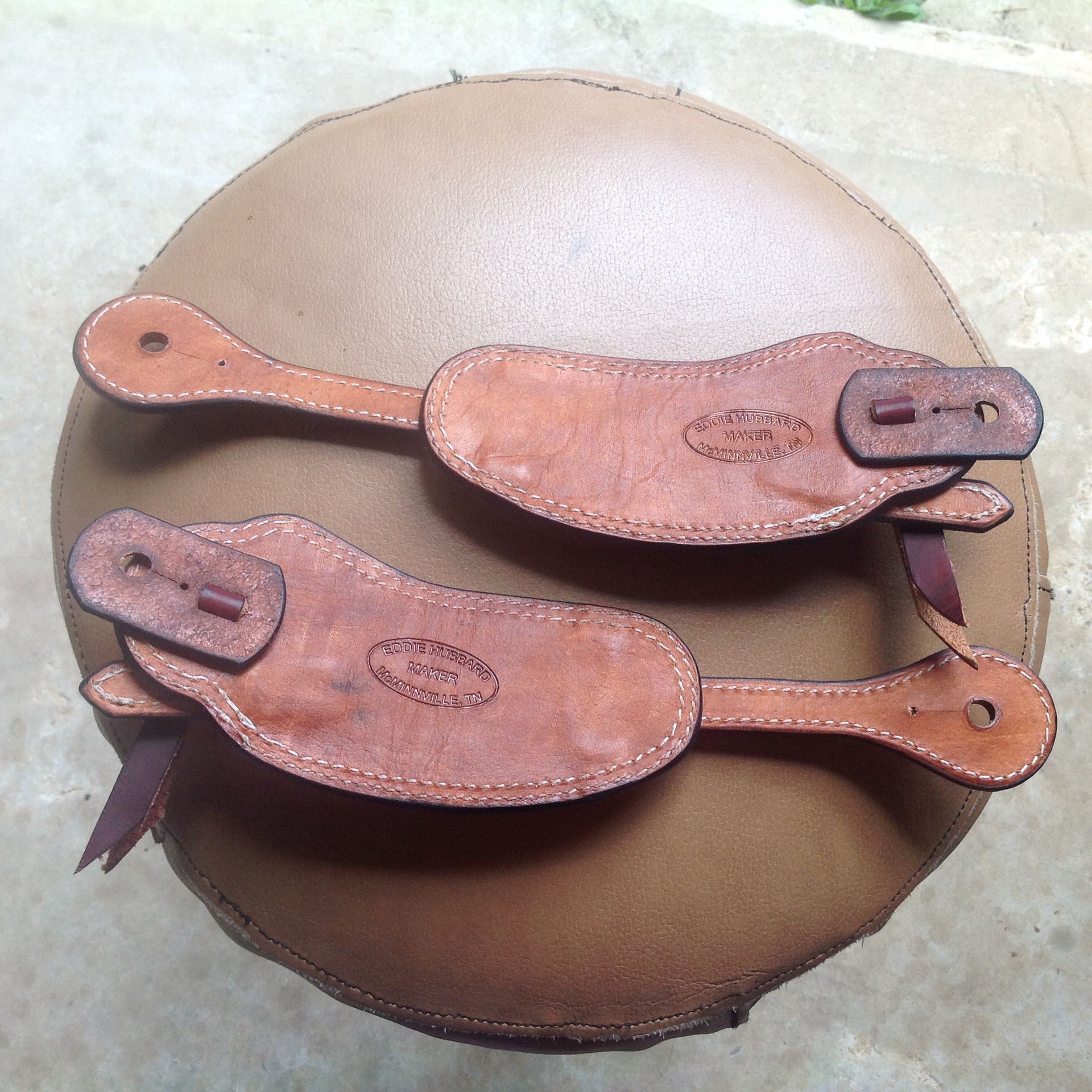 Custom Handcrafted Spur Straps 2 