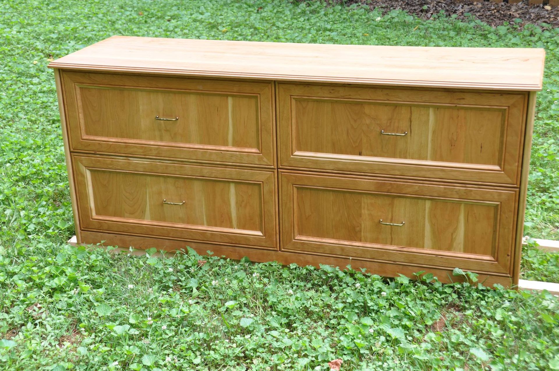 Lateral Cherry File Cabinet 2 