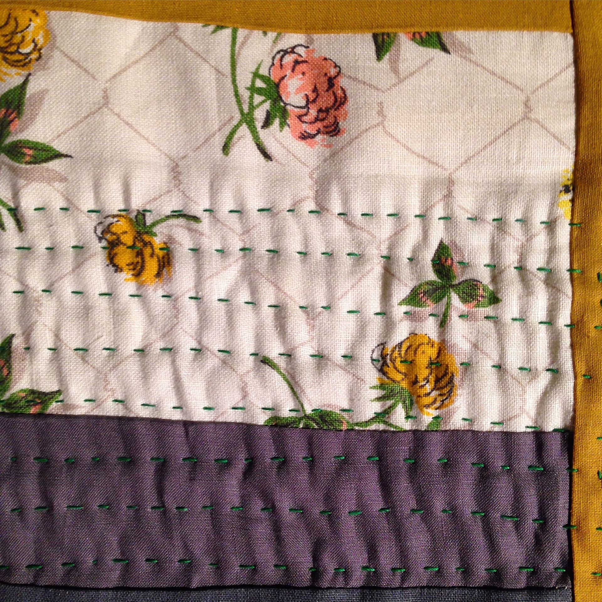 Hand Quilted Throw 4