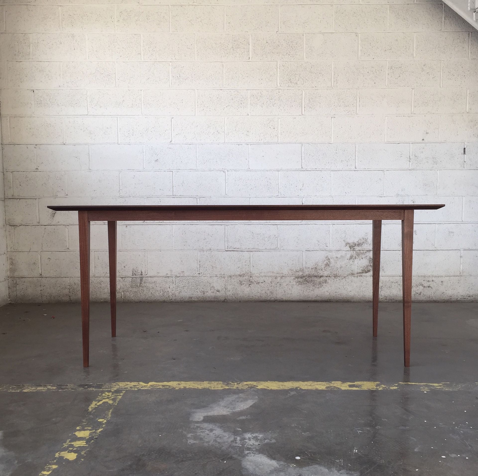 Simple Dining Table In Walnut