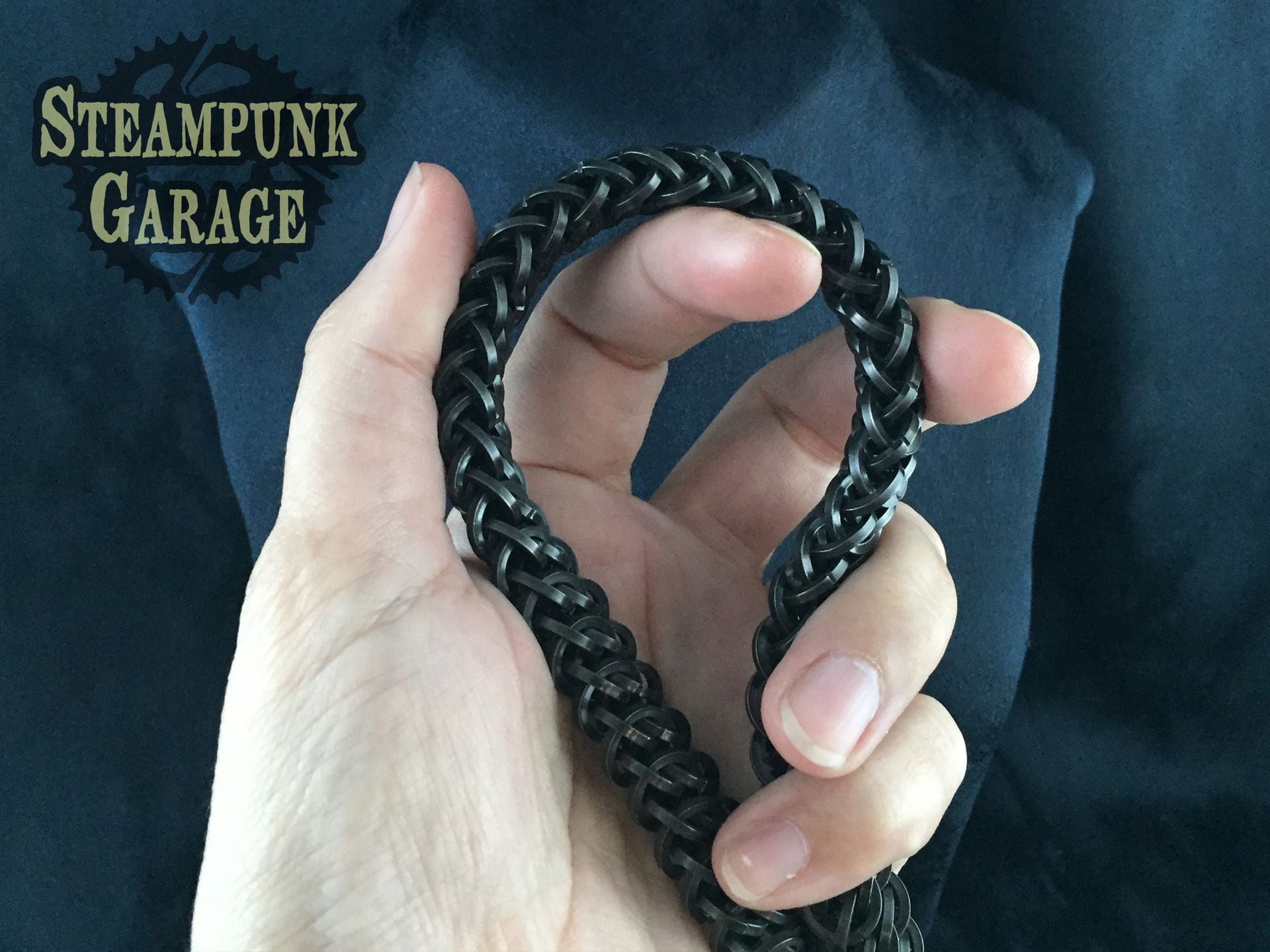 Wallet Chain - Black Square Steel - Heavy Duty Gsg 3