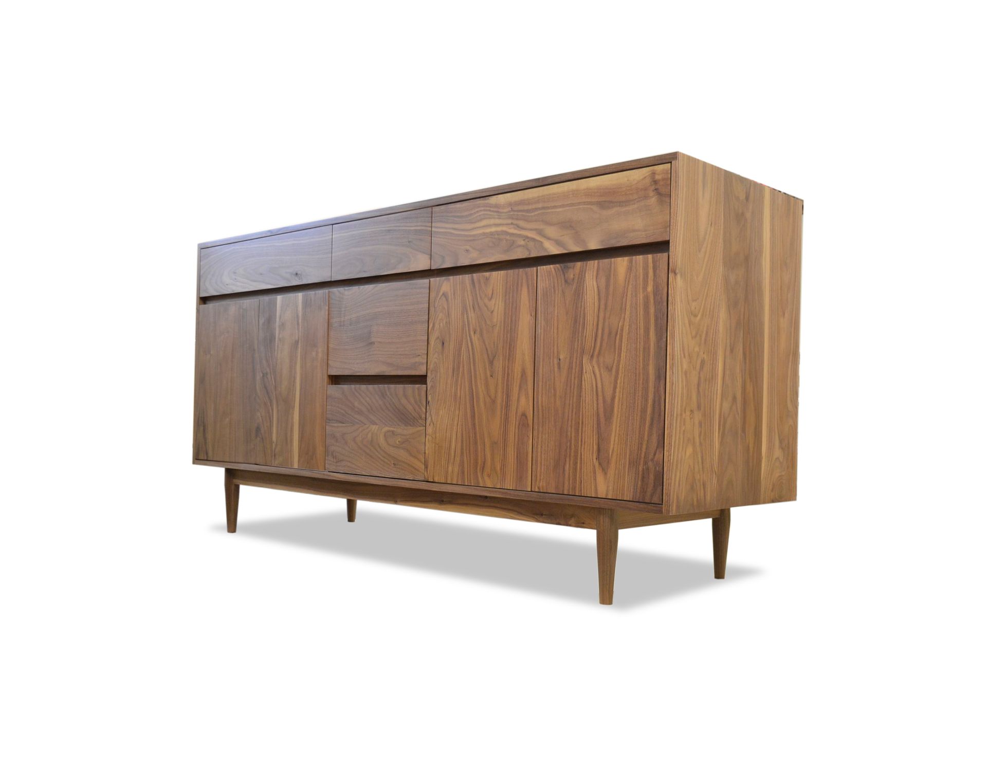 Mid Century Walnut Vanity 2