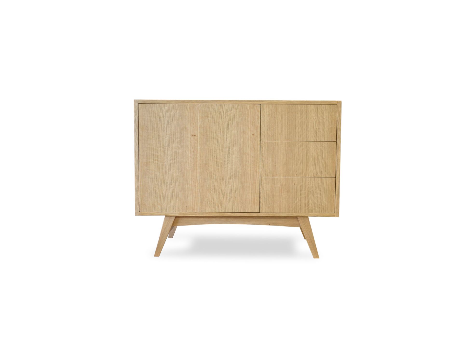 Mid Century Modern Vanity In Oak 1 