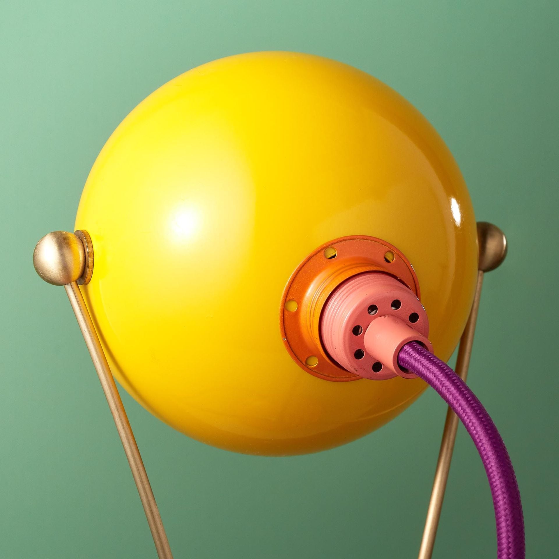 Handmade Retro Brass And Steel Table Lamp 5 