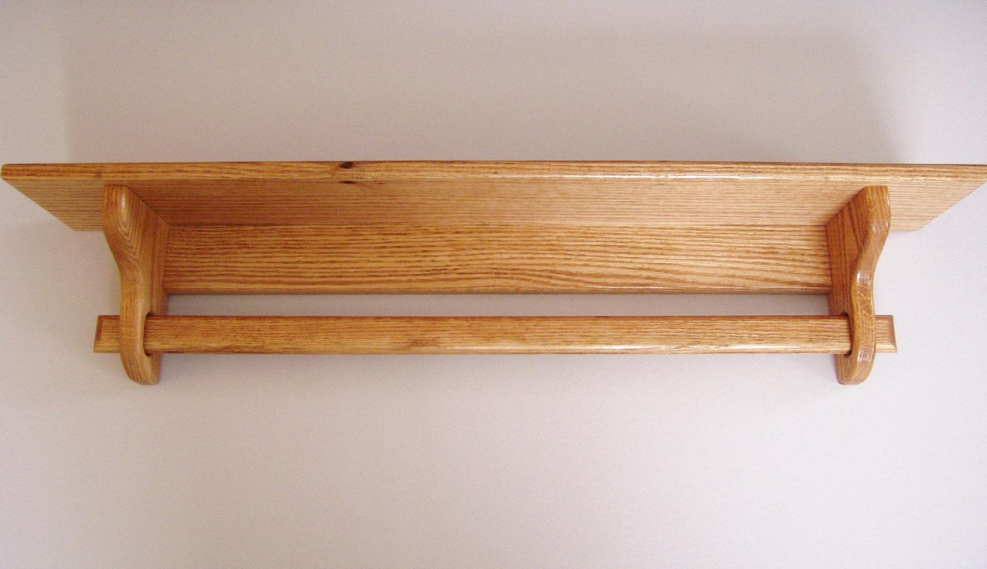 Quilt Hanger 48 Inch Oak Quilt Rack Wall Hanging Rack - Quilt Room Decor 5