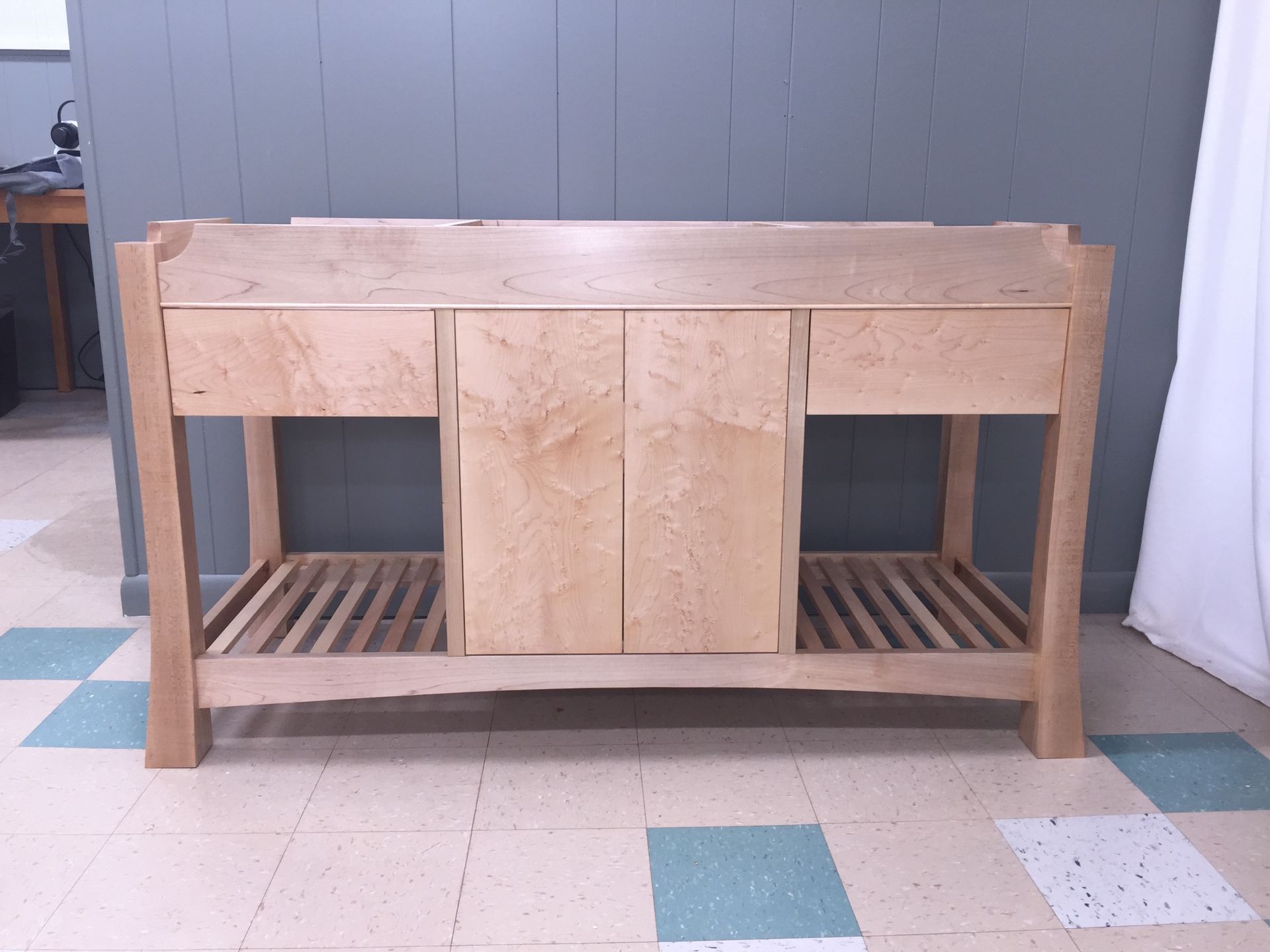 Japanese Inspired Master Bath Vanity