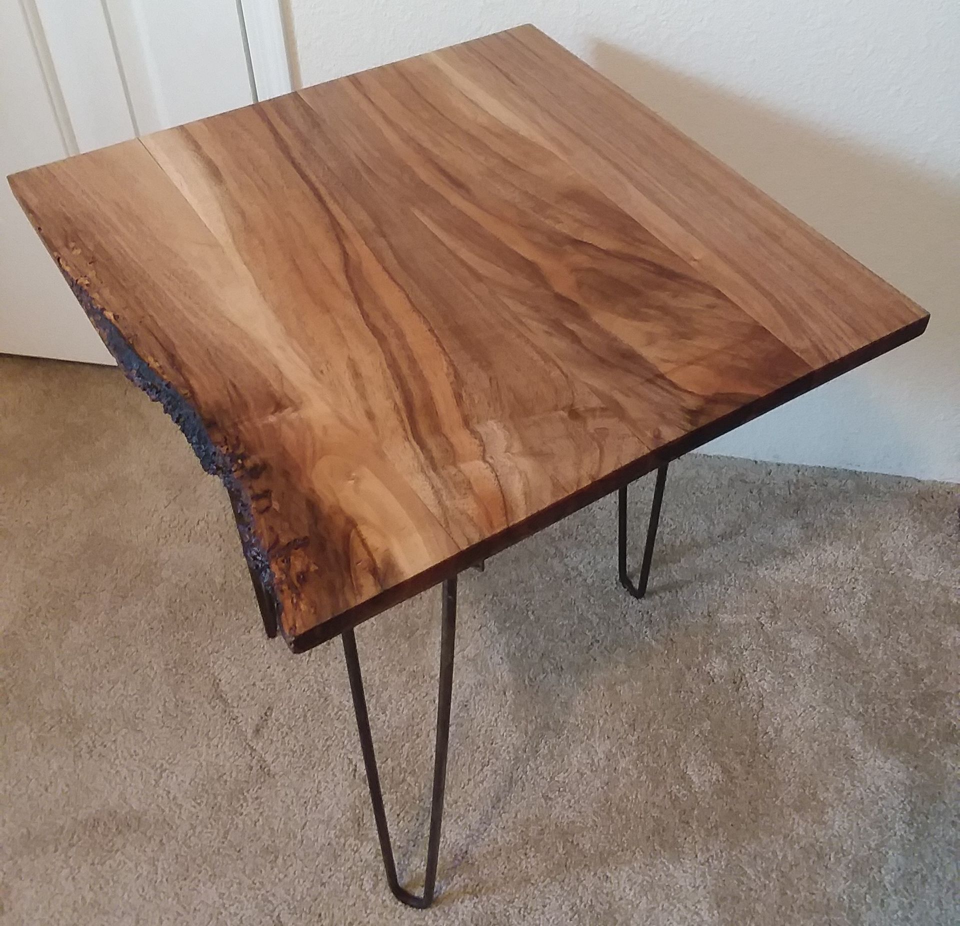 Live Edge Walnut End Table 3 