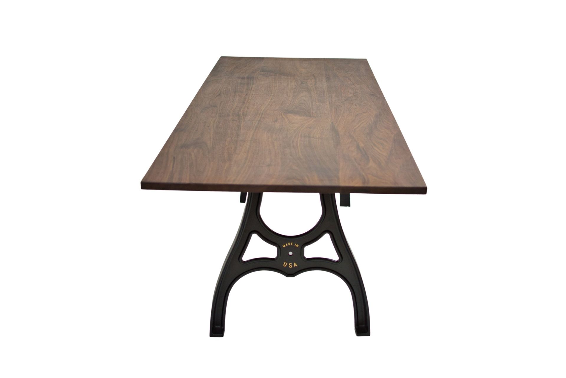 Walnut Dining Table, Modern Dining Table, Kitchen Table With Metal, Farmhouse, Rustic, Industrial 1