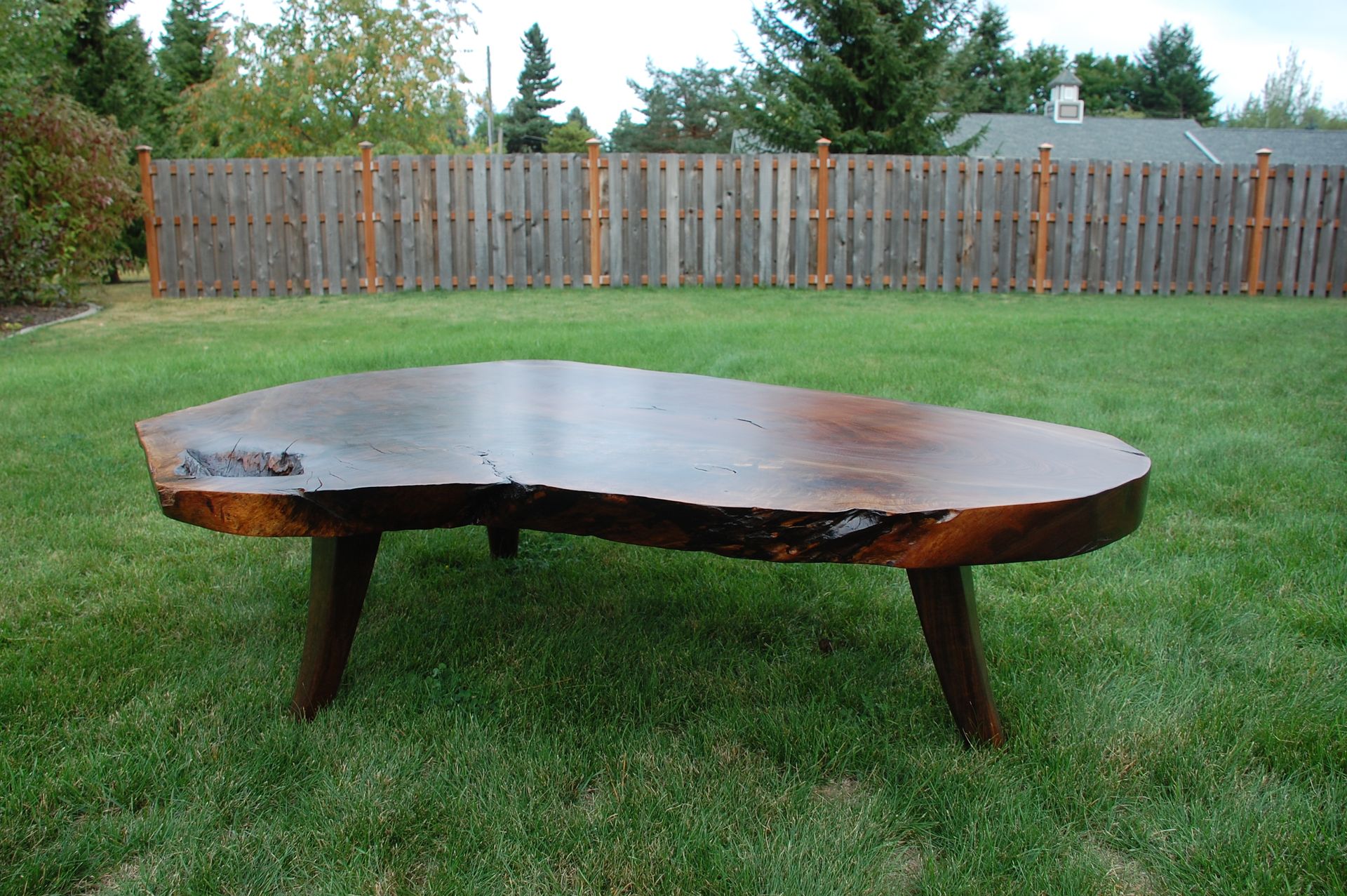 Live Edge Oregon Black Walnut Coffee Table 2 