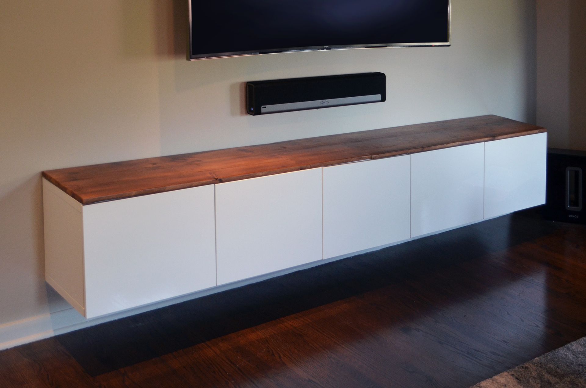 Ikea Hack – Rustic Wood Top Cover 2