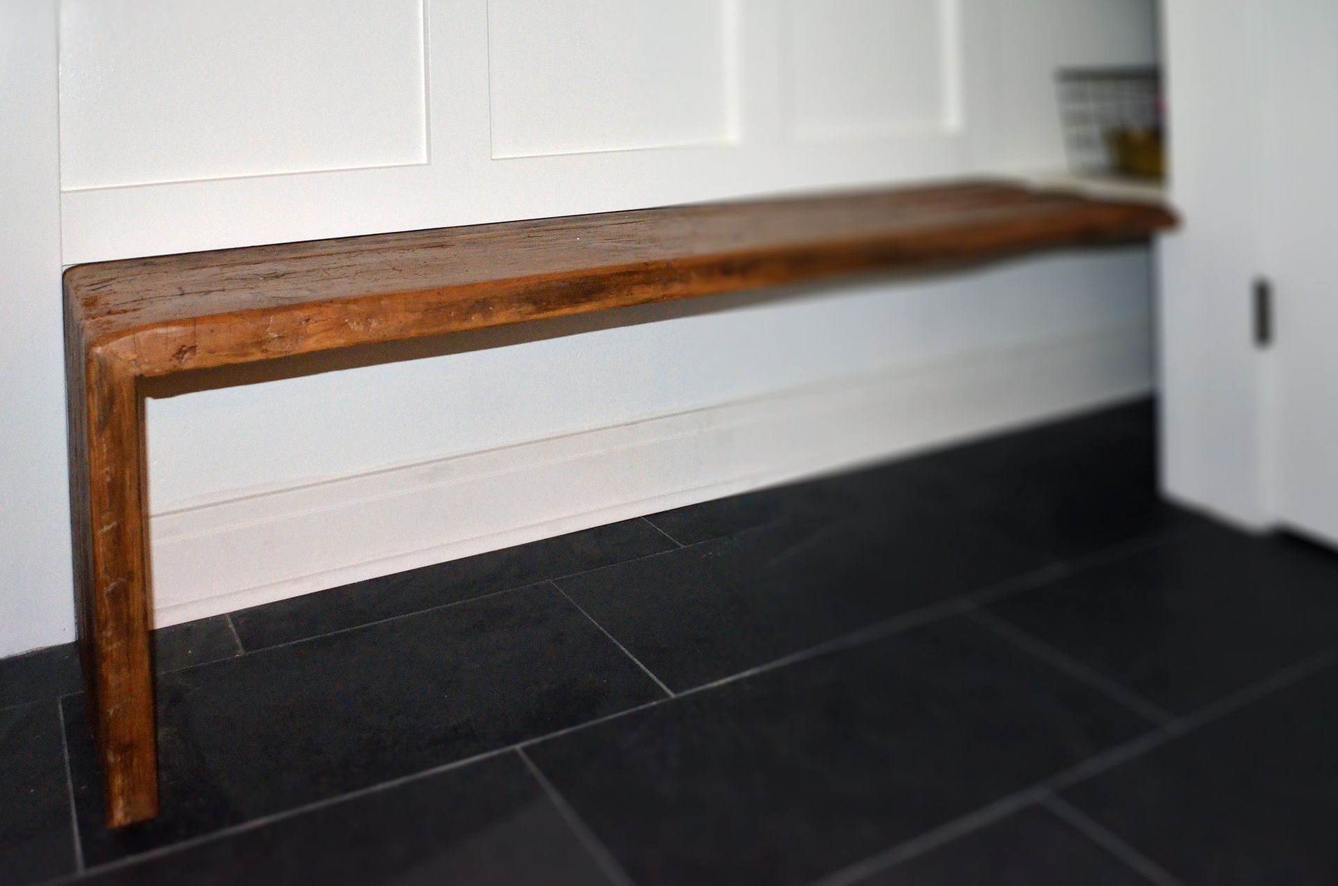 Rustic Mudroom Bench 2 
