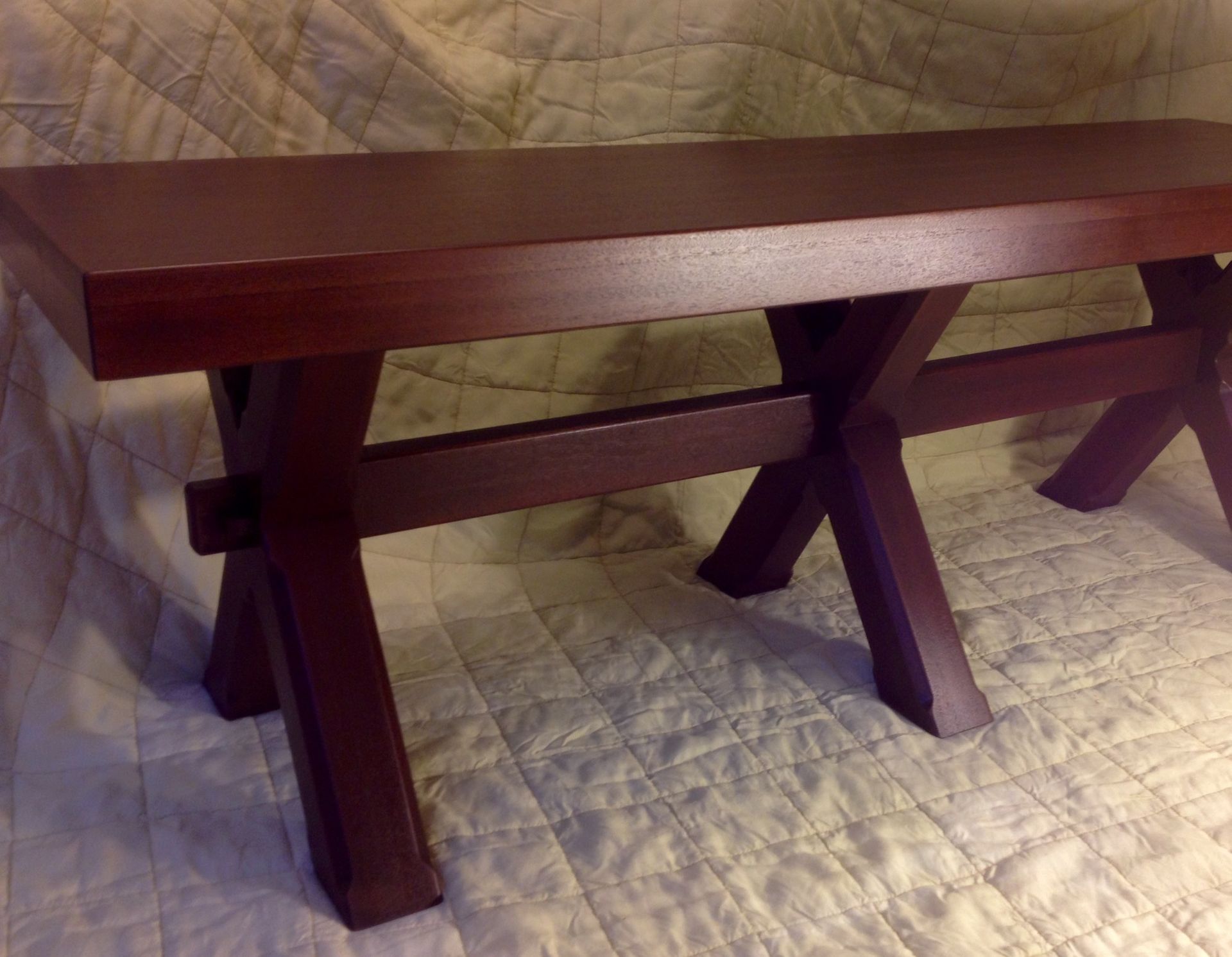 Mahogany Bench 3 