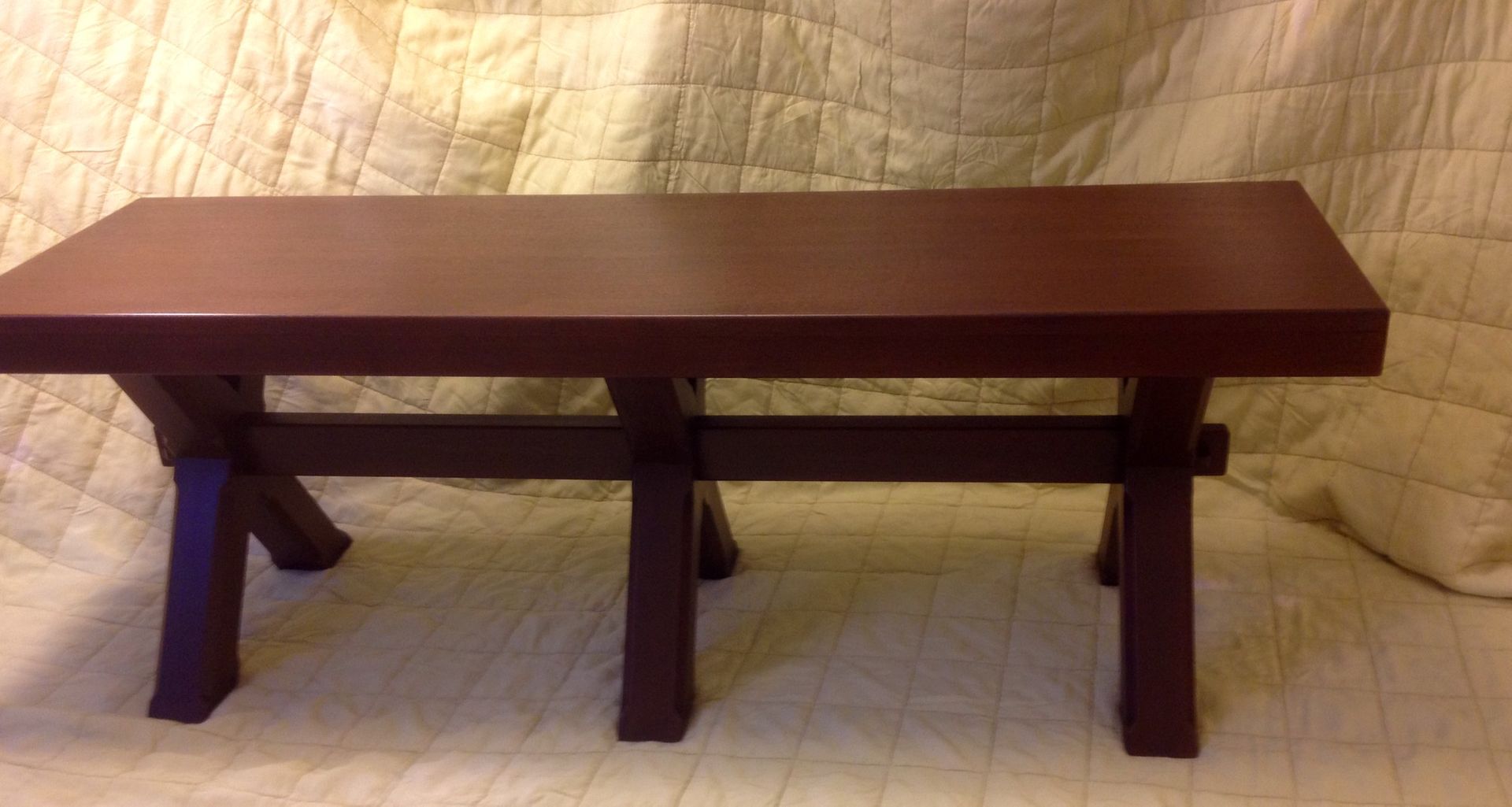 Mahogany Bench 5 