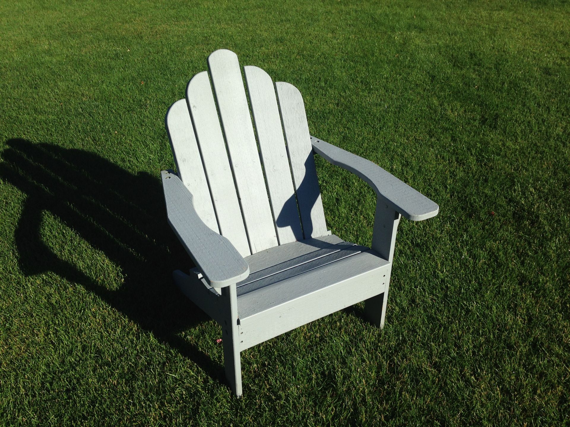Painted Adirodack Chairs & Out Door Tables 3