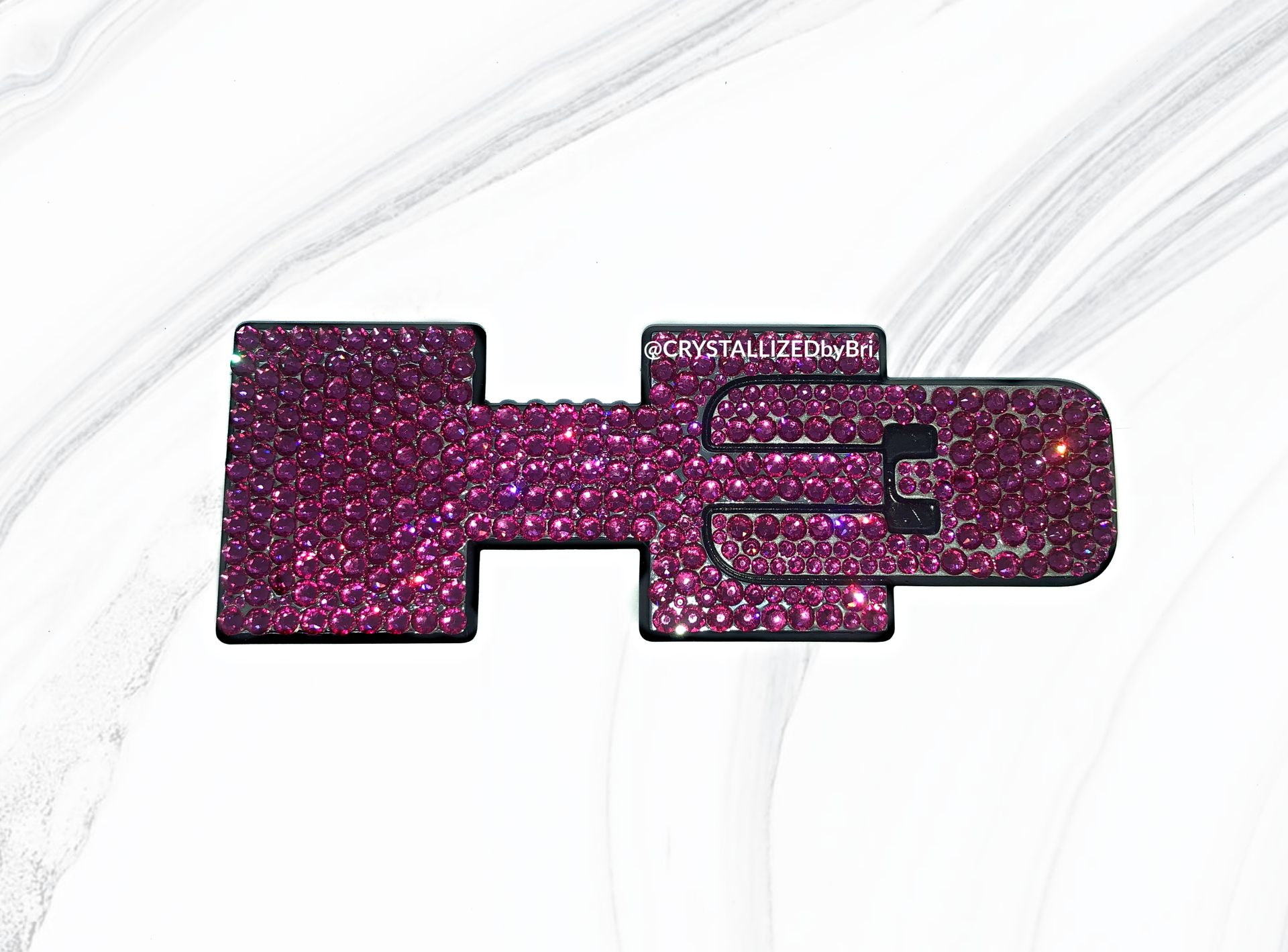 Hummer H3 Crystallized Car Horse Emblem Bling Genuine European Crystals Bedazzled 3 