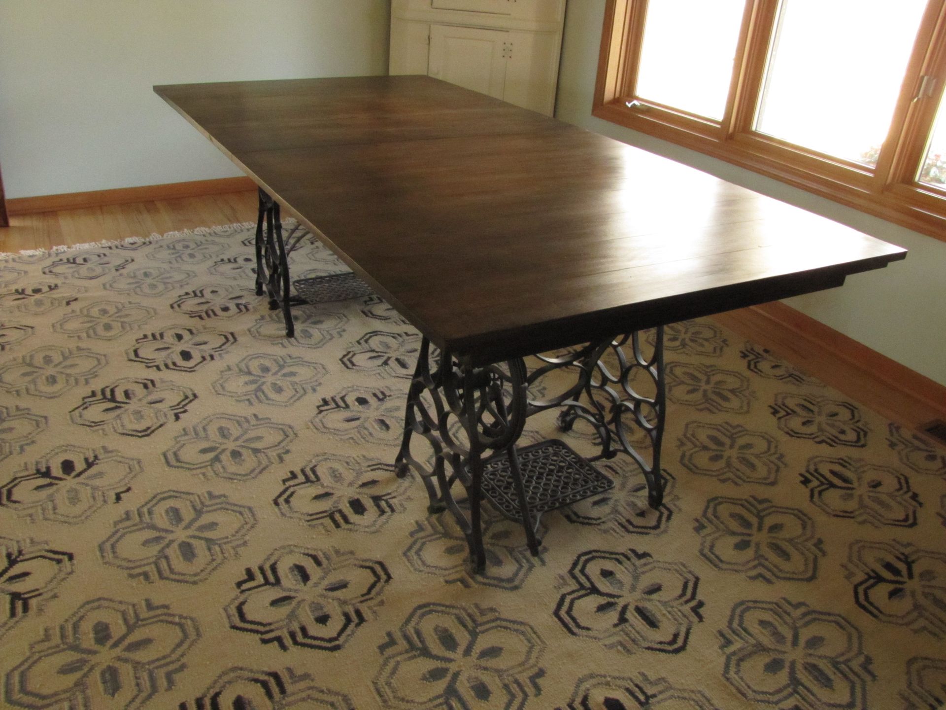 Rustic Expanding Dining Room Table