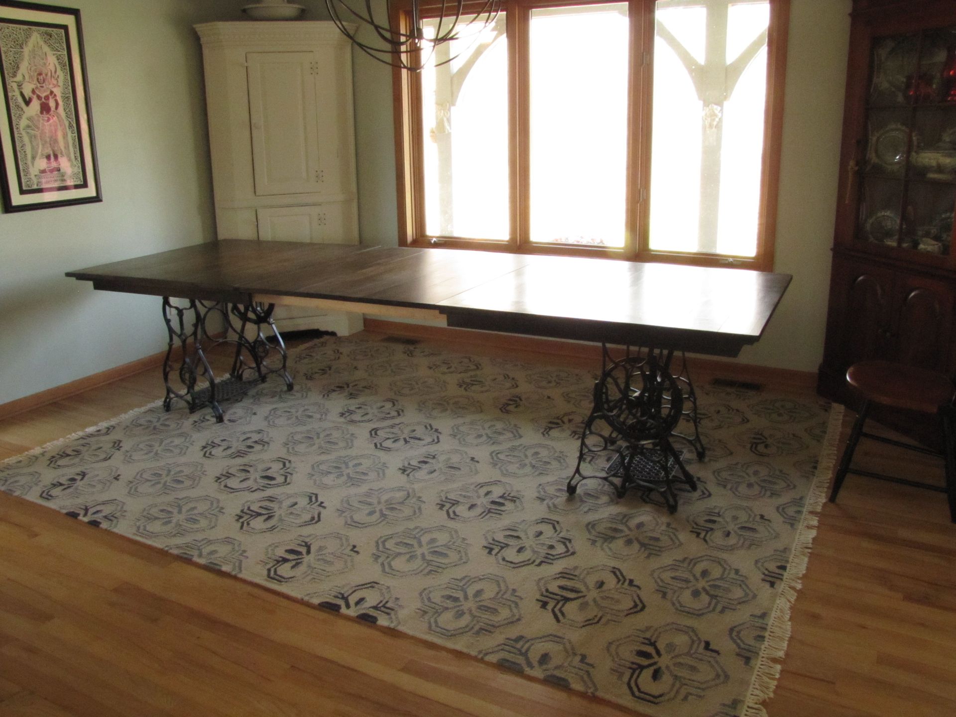Rustic Expanding Dining Room Table 3