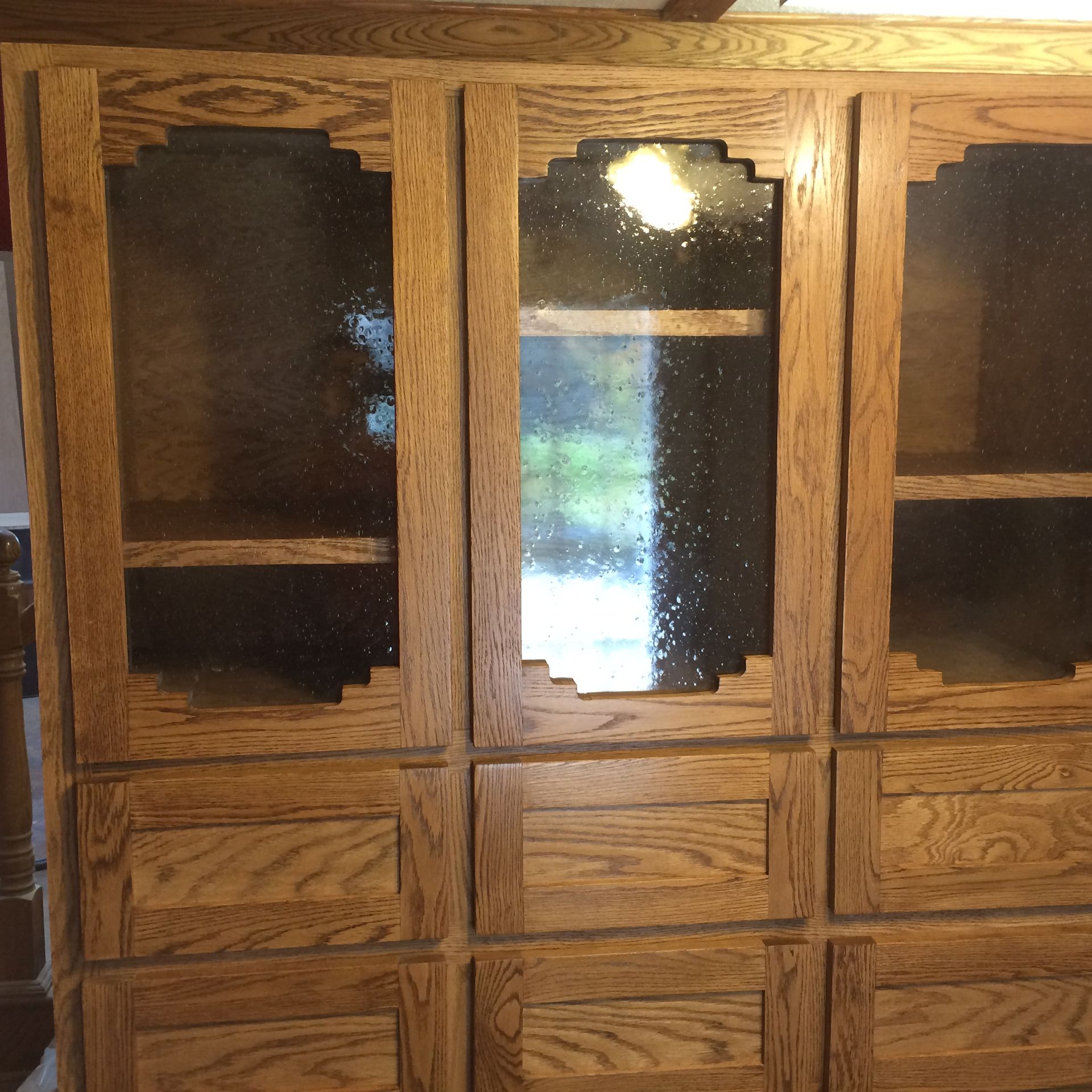 Custom Oak Cabinet 3