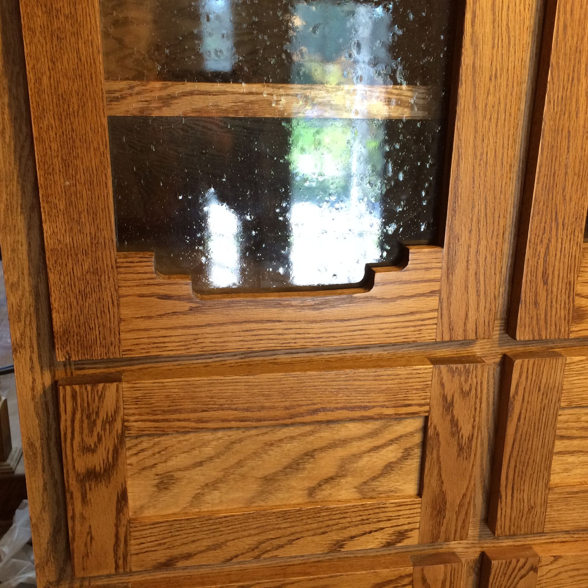 Custom Oak Cabinet 4