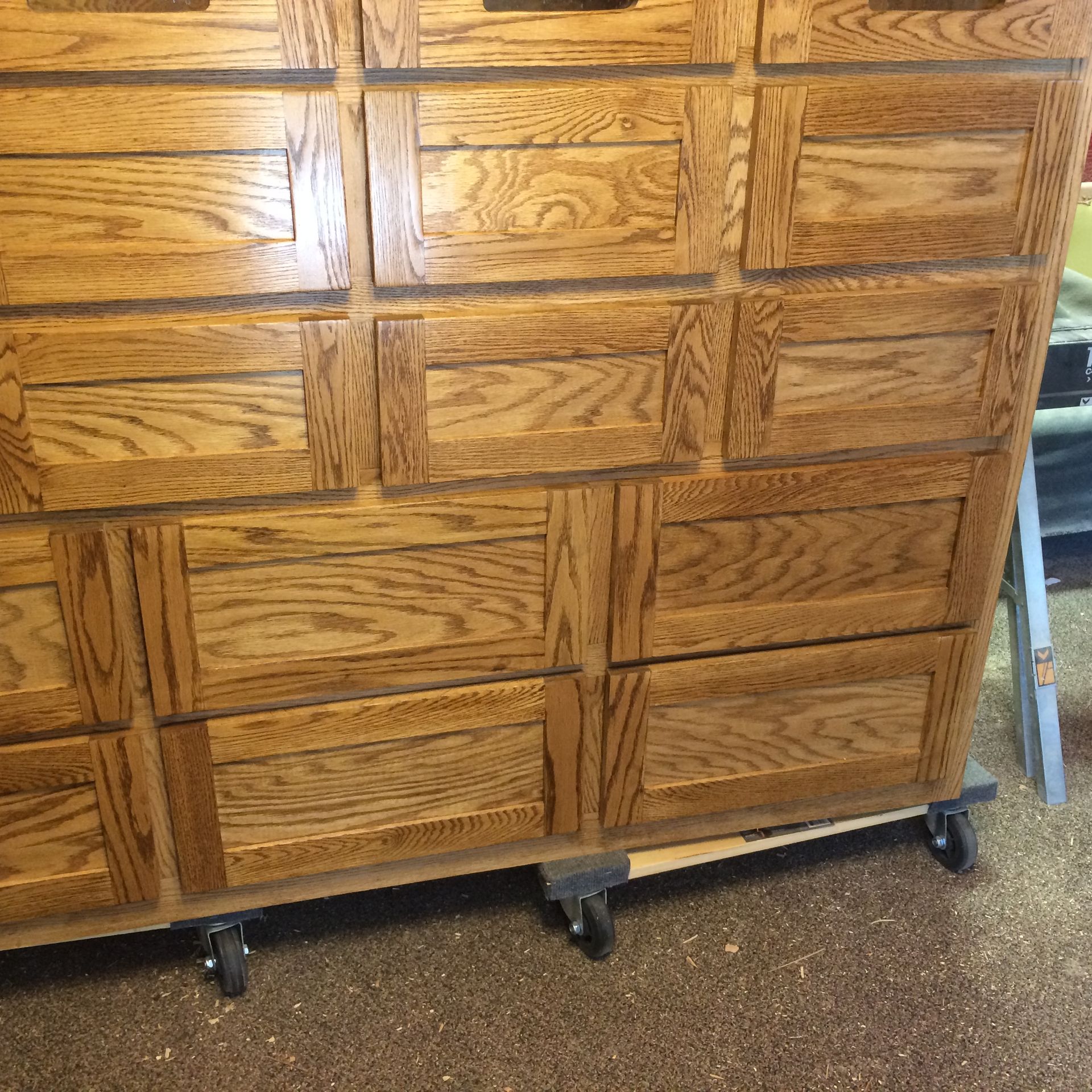 Custom Oak Cabinet 5