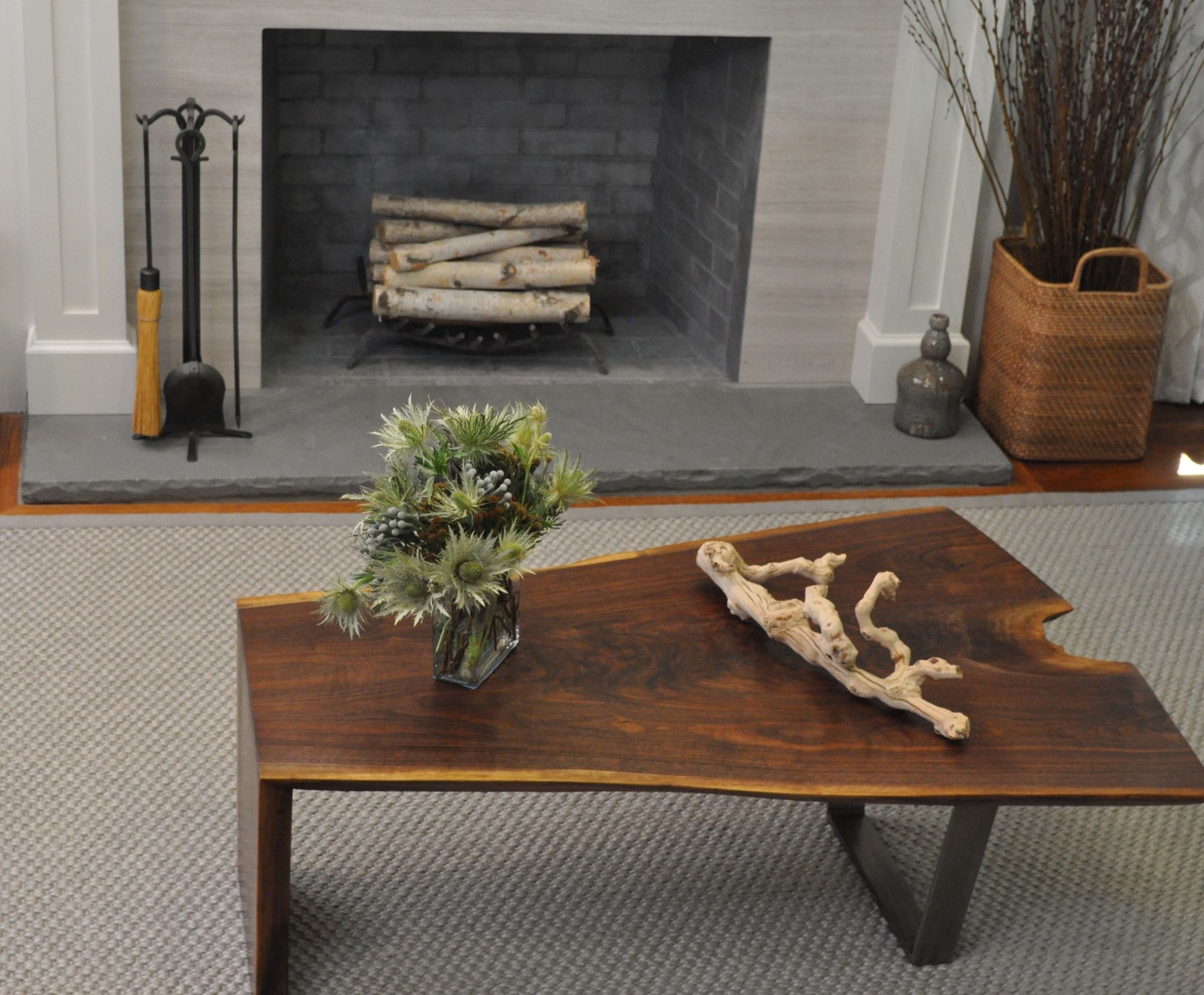 Live Edge Walnut Coffee Table.