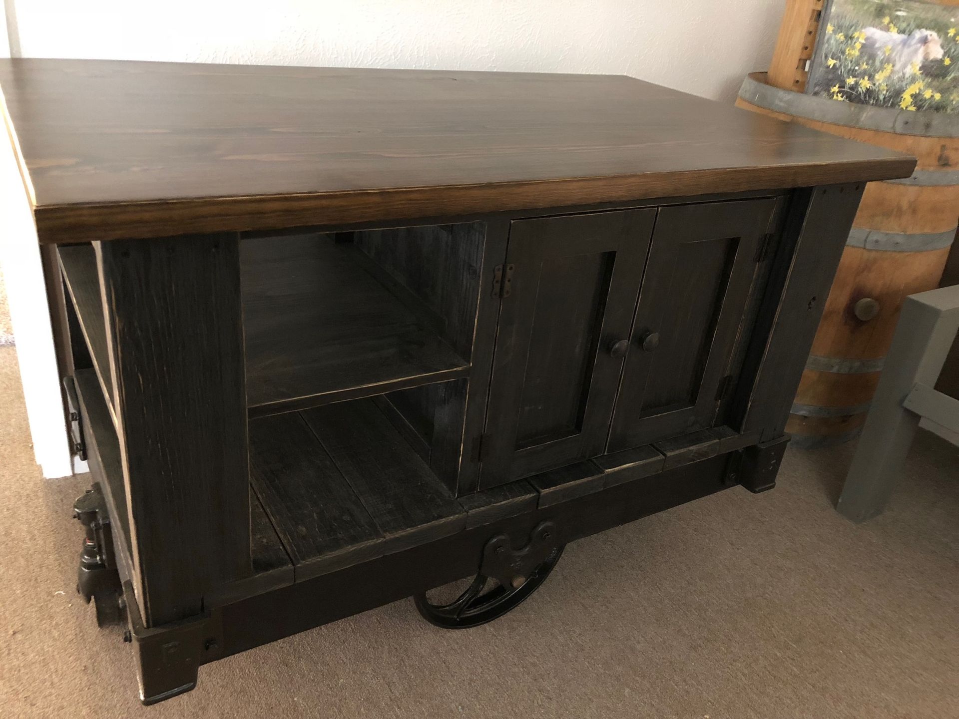 Industrial Cart Kitchen Island 2